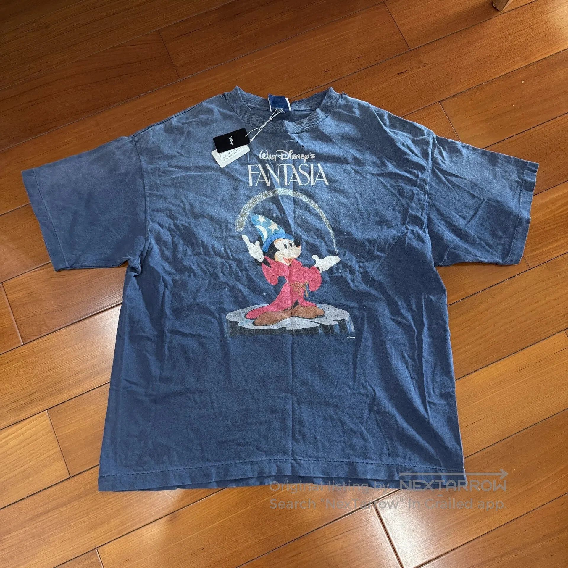 Saint Michael Saint Michael Disney Mickey Mouse Washed T. Size US XL / EU 56 / 4 - 1 Thumbnail