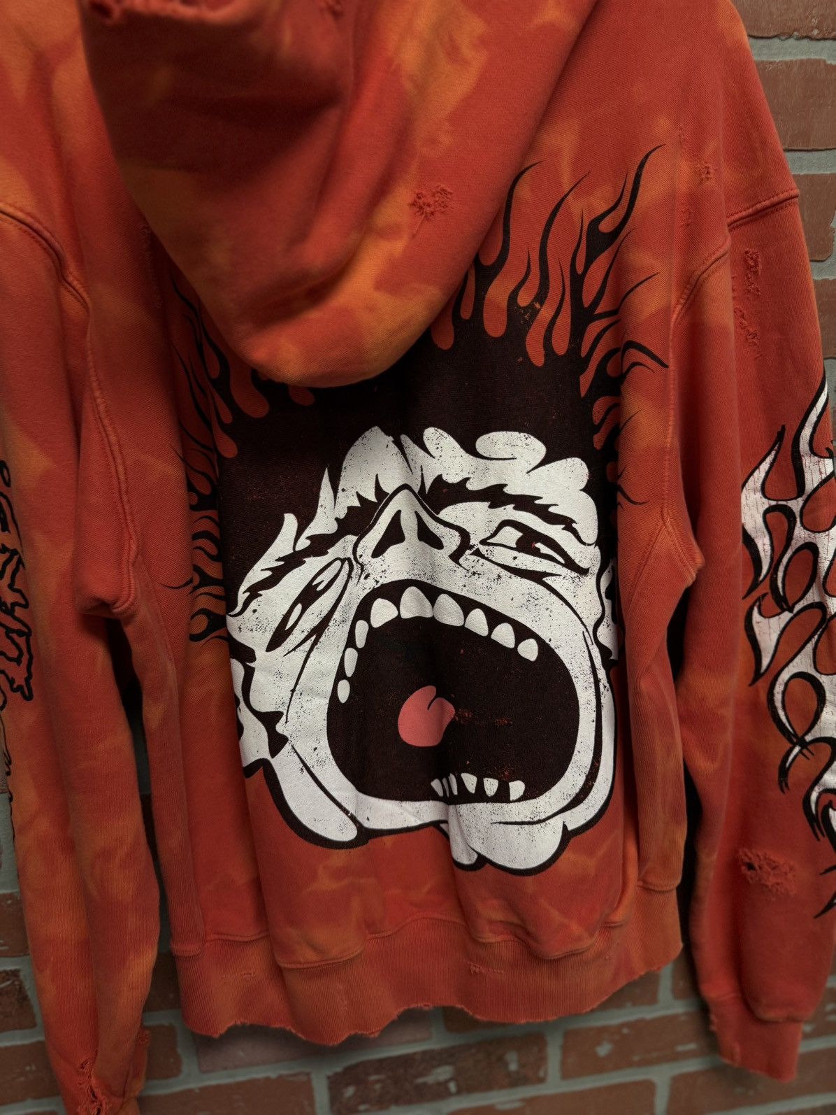 HELLSTAR Hellstar Lava Hoodie Size XS Red Brand New Size US XS / EU 42 / 0 - 4 Thumbnail