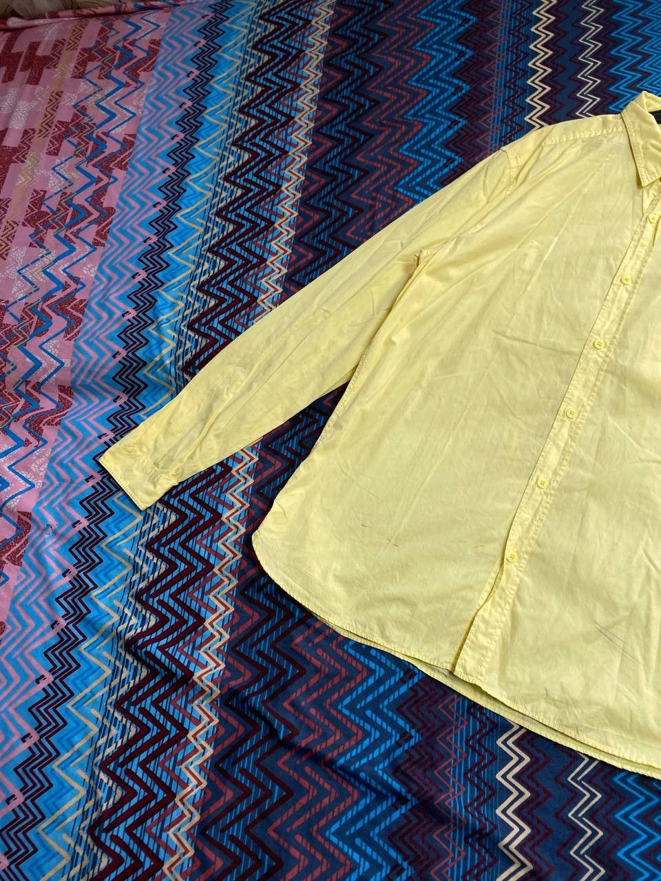 Lacoste Vintage Y2K shirt yellow Lacoste logo streetwear Size US L / EU 52-54 / 3 - 6 Thumbnail