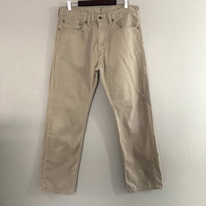 Levi's Levi's 505 Light Brown / Tan Denim Pants - 34W x 30L | Grailed