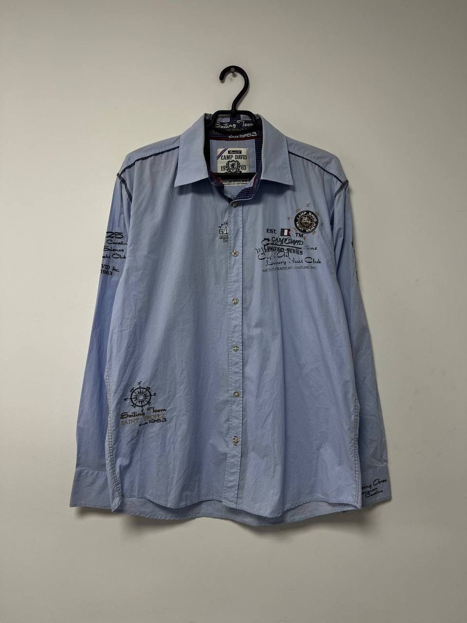 Camp David Camp David Muscle Fit Button Down Shirt Urban and Outdoor XL Size US XL / EU 56 / 4 - 1 Thumbnail