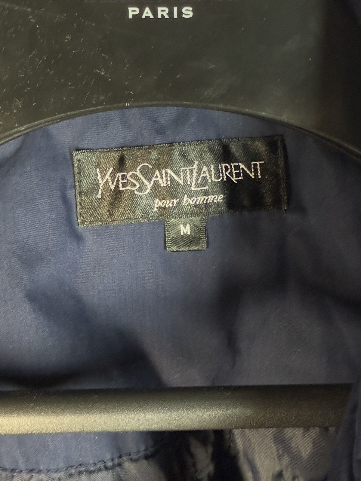 Yves Saint Laurent Warm YSL Jacket Navy YSL Bomber Size US M / EU 48-50 / 2 - 8 Thumbnail