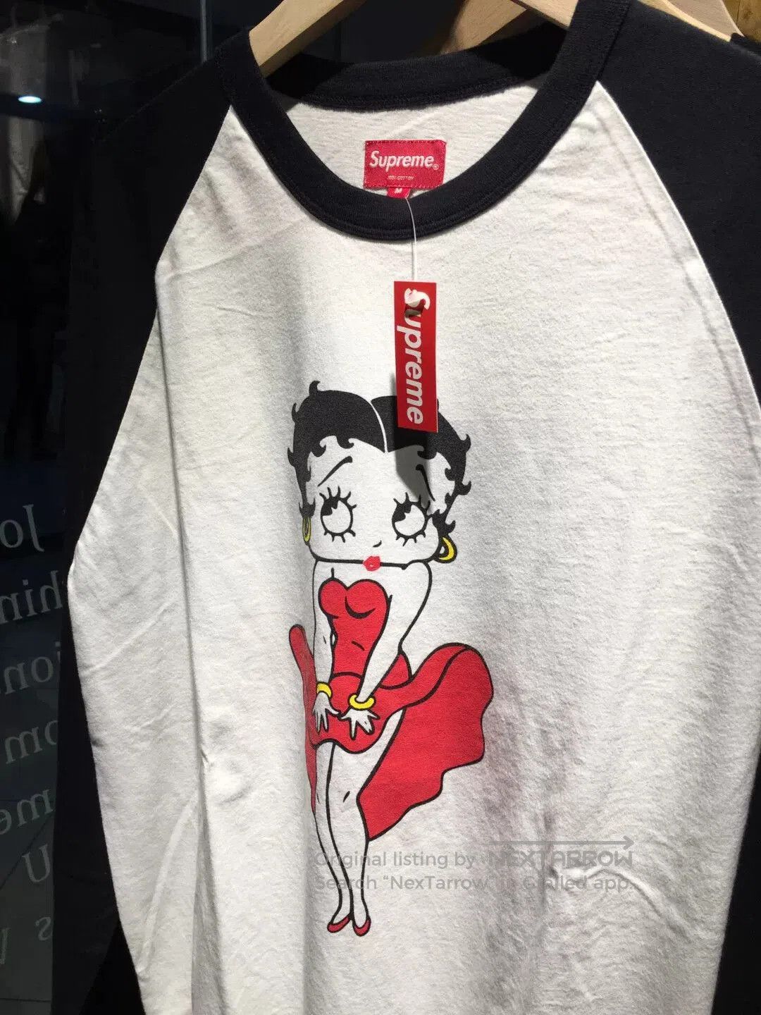 SUPREMEBEING supreme betty boop raglan long sleeve tee. Size L / US 10 / IT 46 - 3 Thumbnail
