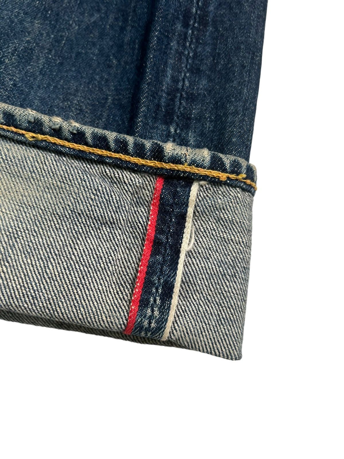 Evisu × Japanese Brand Vtg Evisu Selvedge disteressed denim☠️🎌 Size US 30 / EU 46 - 3 Thumbnail