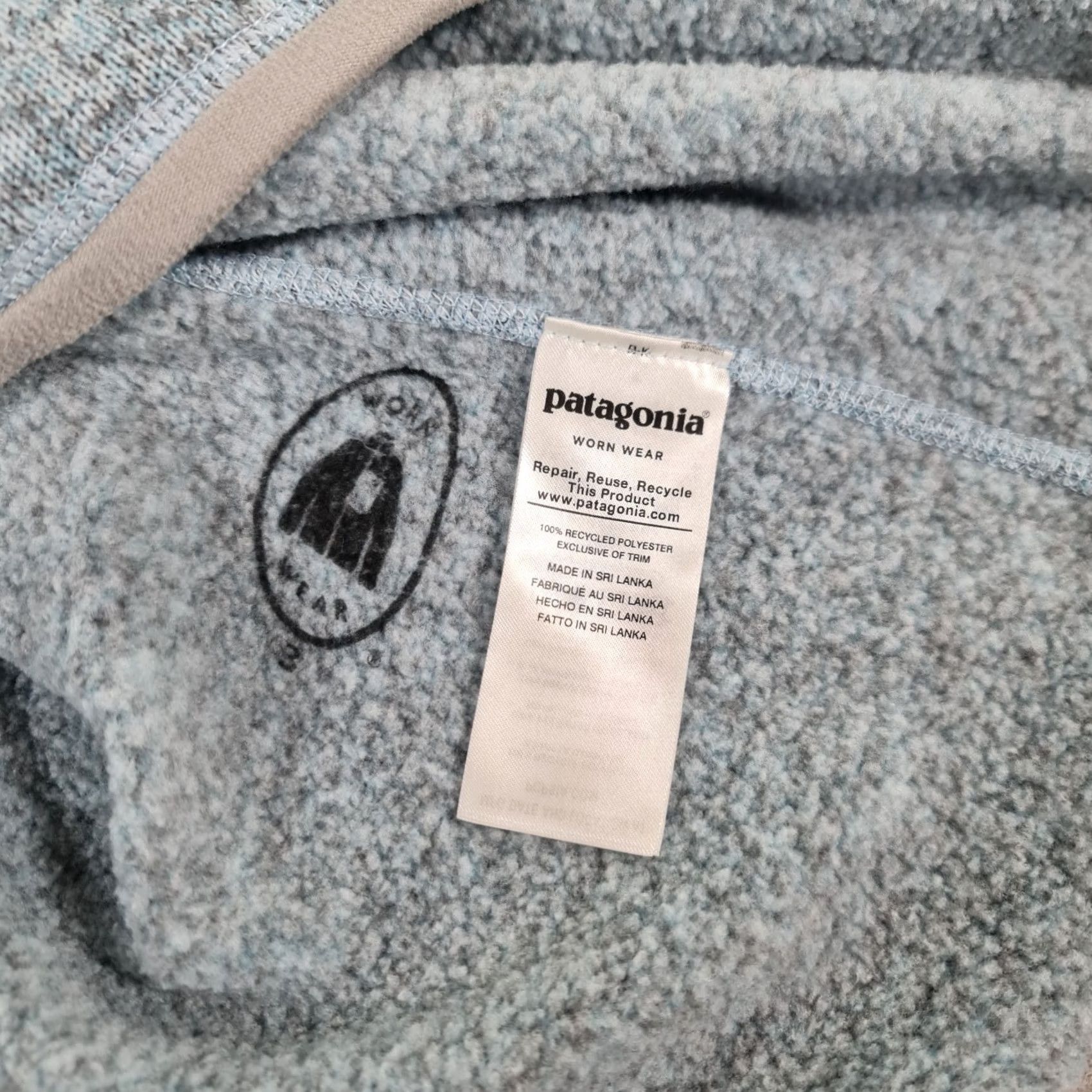 Patagonia Patagonia Womens Sweatshirt Blue Large 1/4 Zip Fleece Better Sweater Henley City Modern Sports Womens Size L / US 10 / IT 46 - 8 Thumbnail