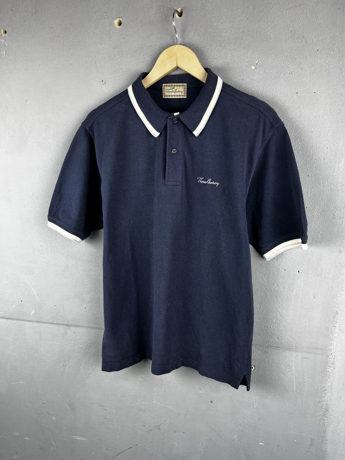 Burberry Thomas Burberry polo shirt vintage size L Size US XL / EU 56 / 4 - 4 Thumbnail