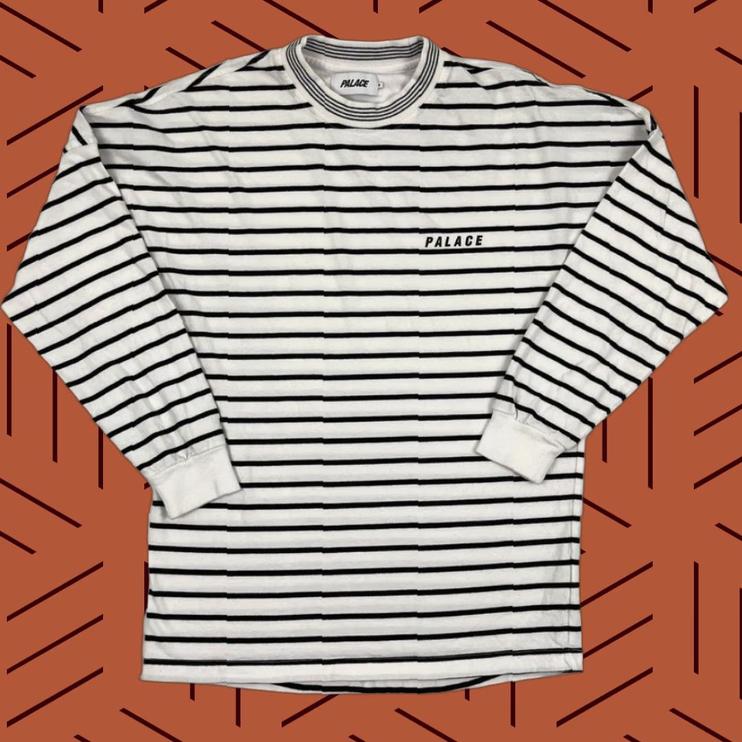 Palace Palace Geezer Polo White Navy | Grailed