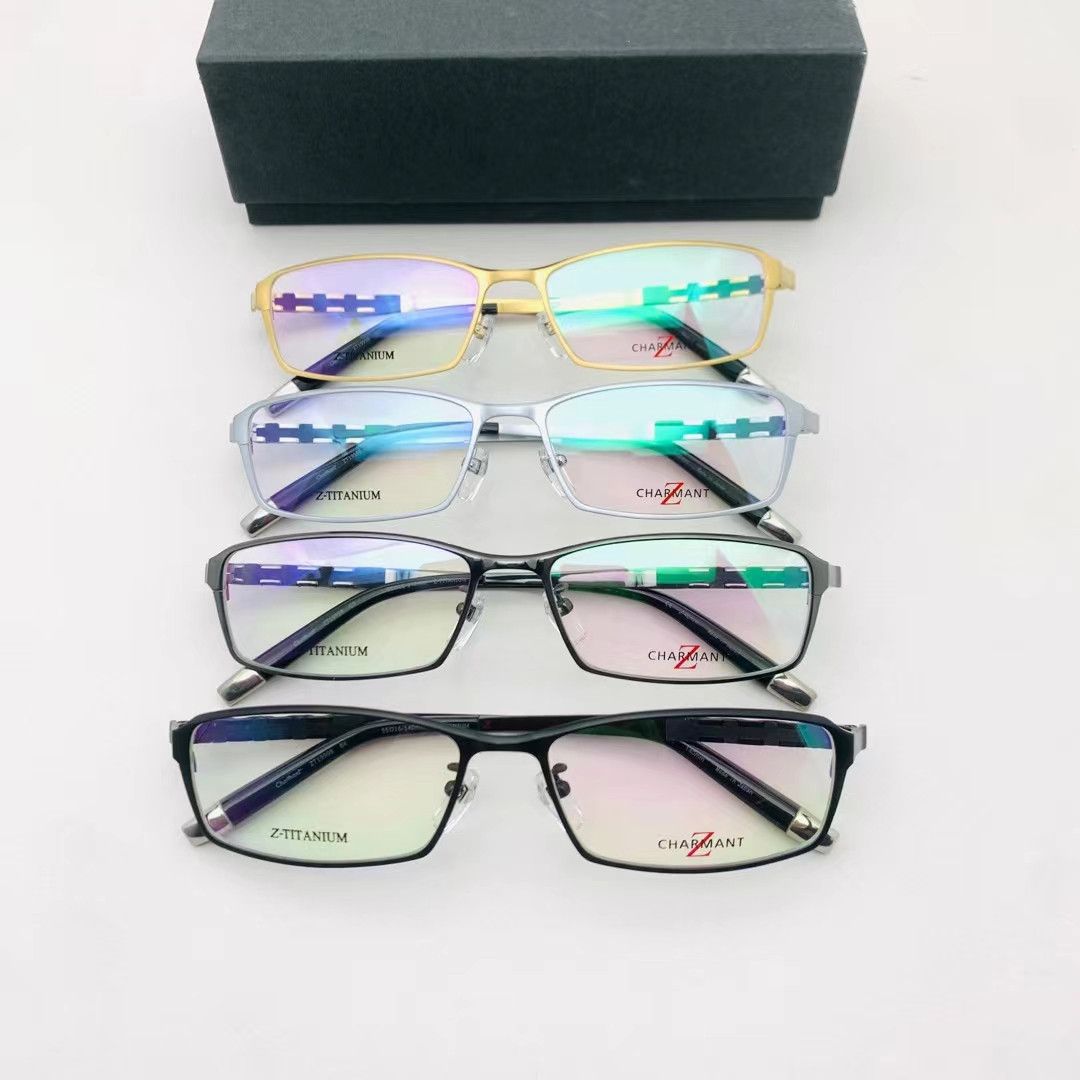 image of Charming Z Titanium Glasses Eyewear Spectacles in Black, Men's