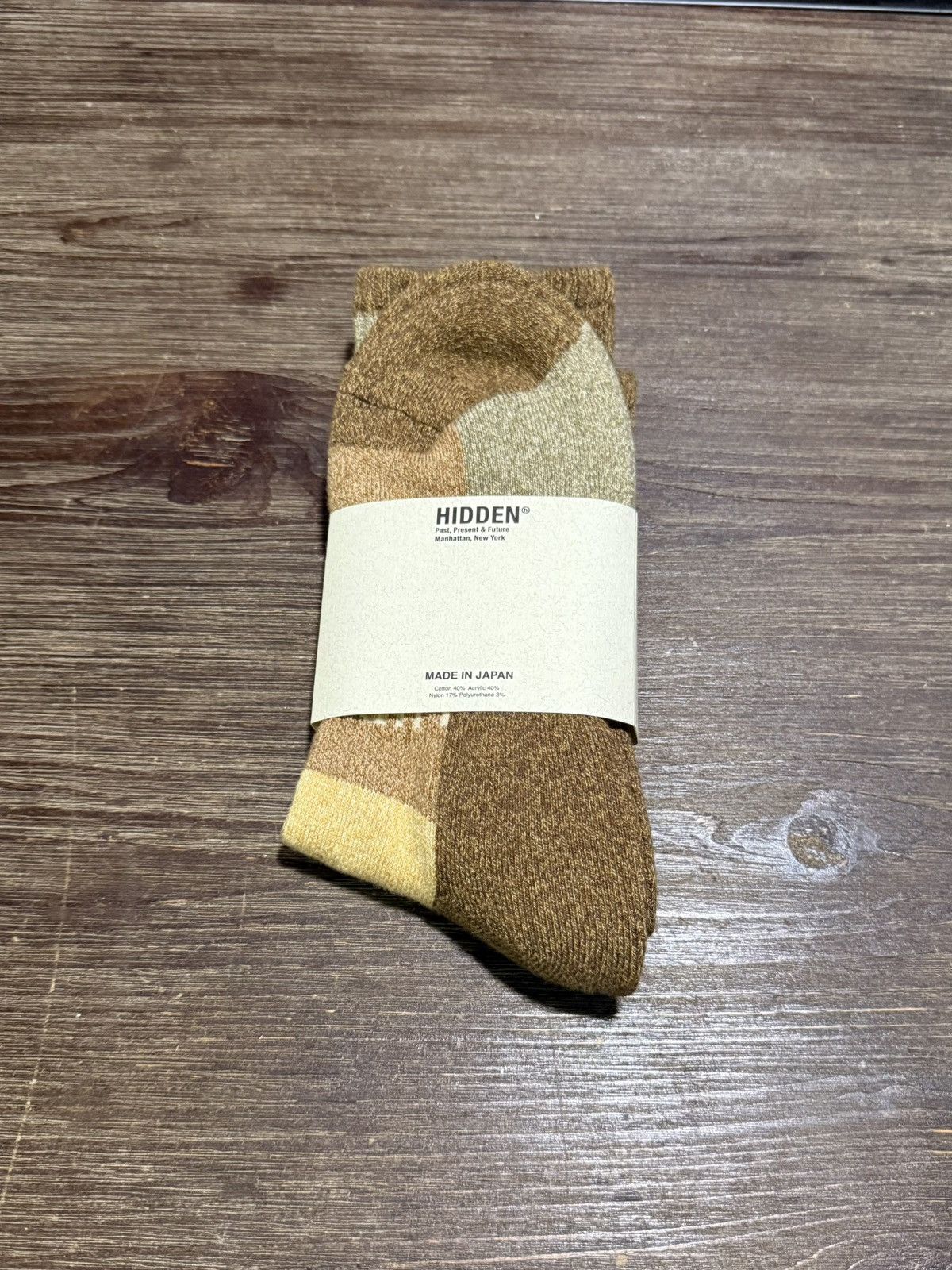 HIDDEN Hidden NY Patchwork Made in Japan Socks Size ONE SIZE - 2 Thumbnail