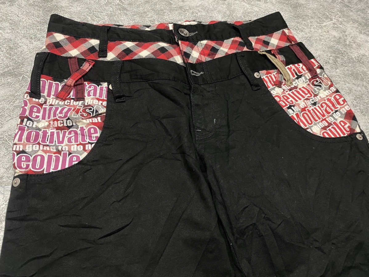 Japanese Brand Nylaus Roll Up Double Waist Pants Size US 30 / EU 46 - 3 Thumbnail