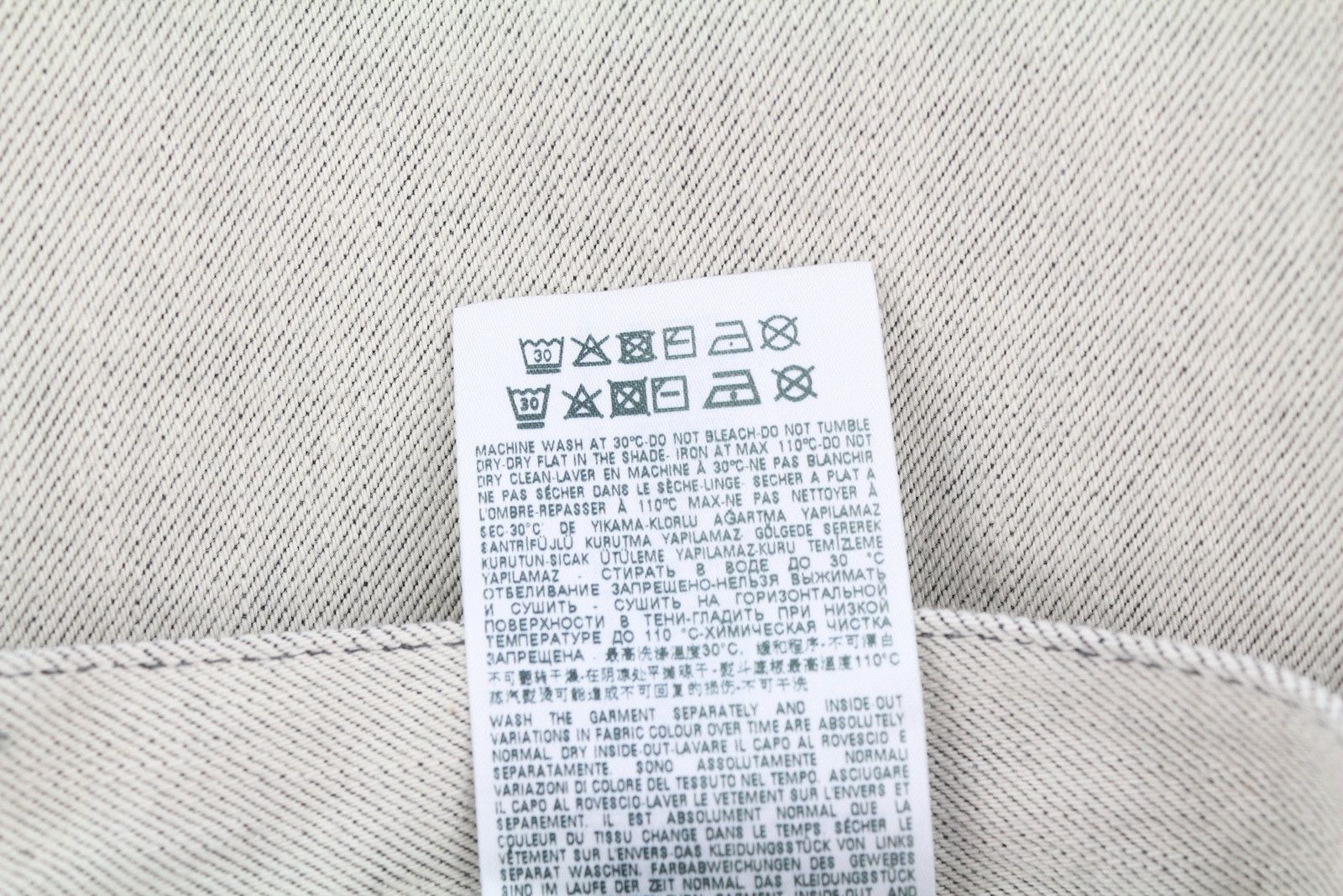 Diesel 1995 09C86 W31/L32 Grey Faded Slim Straight Leg 85411 Size US 31 - 10 Thumbnail