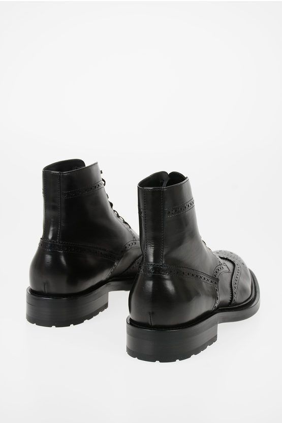 Saint Laurent Paris o1y0325 Ankle Boots in Black Size US 5 / EU 37 - 4 Thumbnail