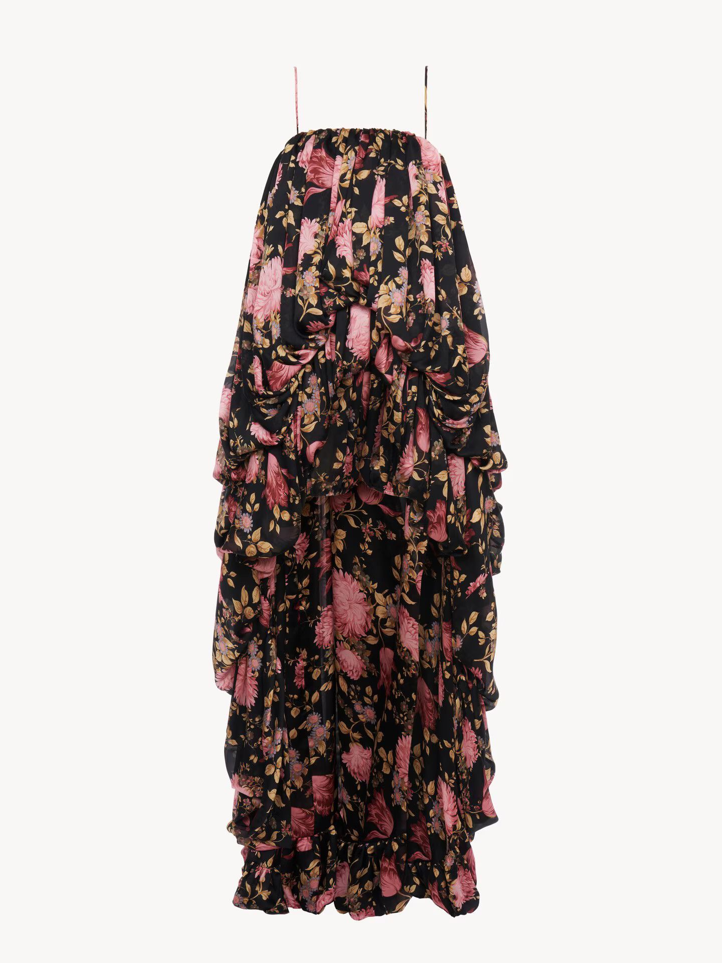 Chloe o1loc1c10226 Maxi Dress in Multicolor Size M / US 6-8 / IT 42-44 - 1 Thumbnail