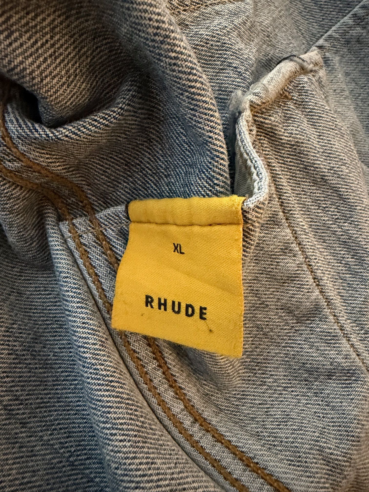 Rhude Rhude Denim Jacket - Size XL Size US XL / EU 56 / 4 - 6 Thumbnail