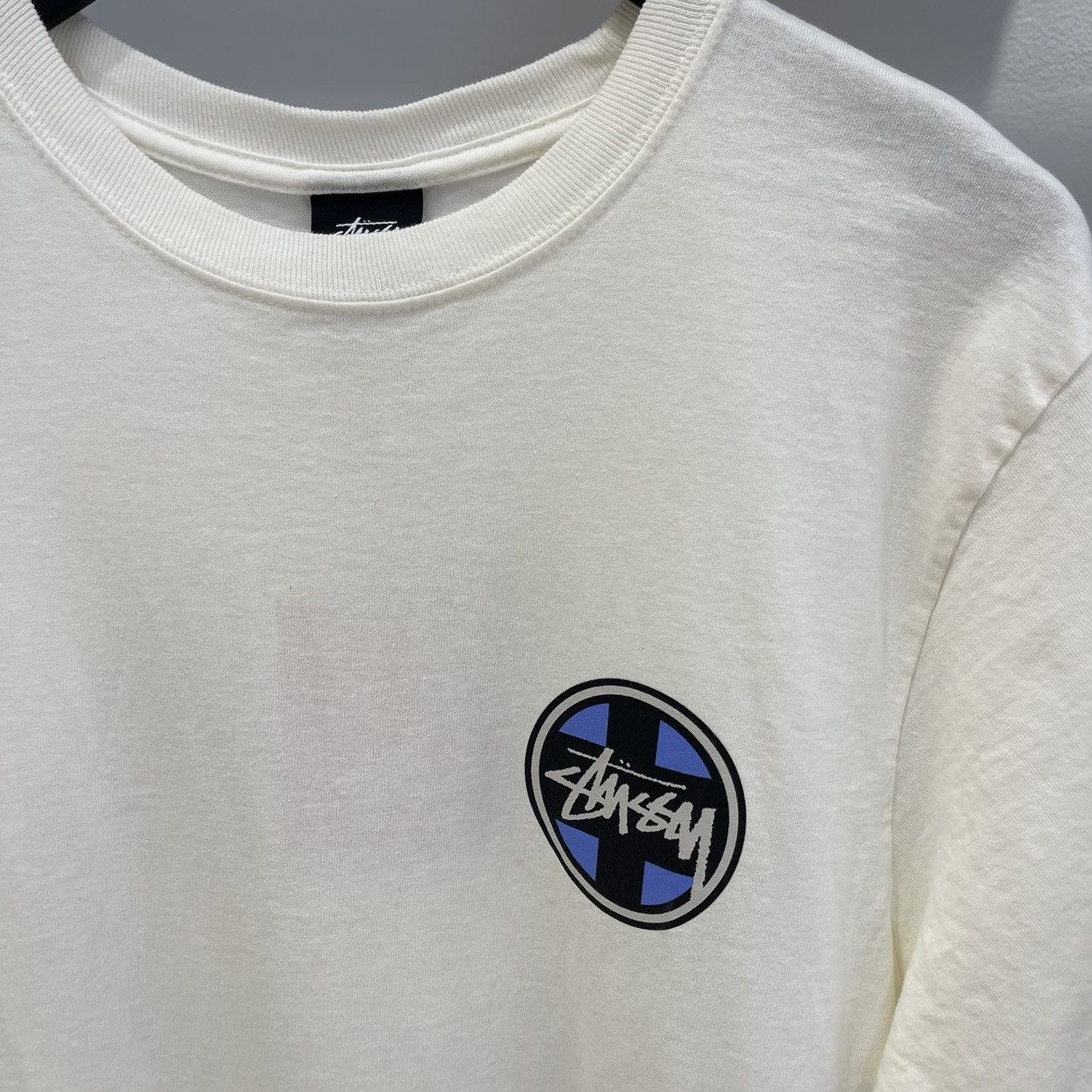 Stussy Stussy Cross Dot Tee Pigment Dyed Size US M / EU 48-50 / 2 - 2 Thumbnail