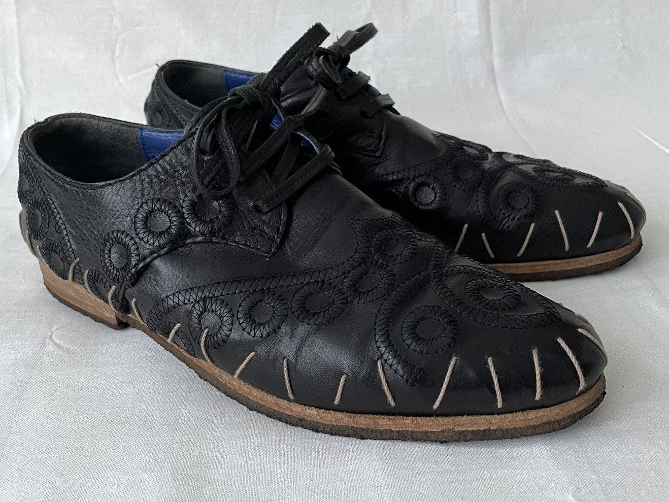Issey Miyake Archival Issey Miyake Leather Shoes Size US 8 / EU 41 - 2 Thumbnail