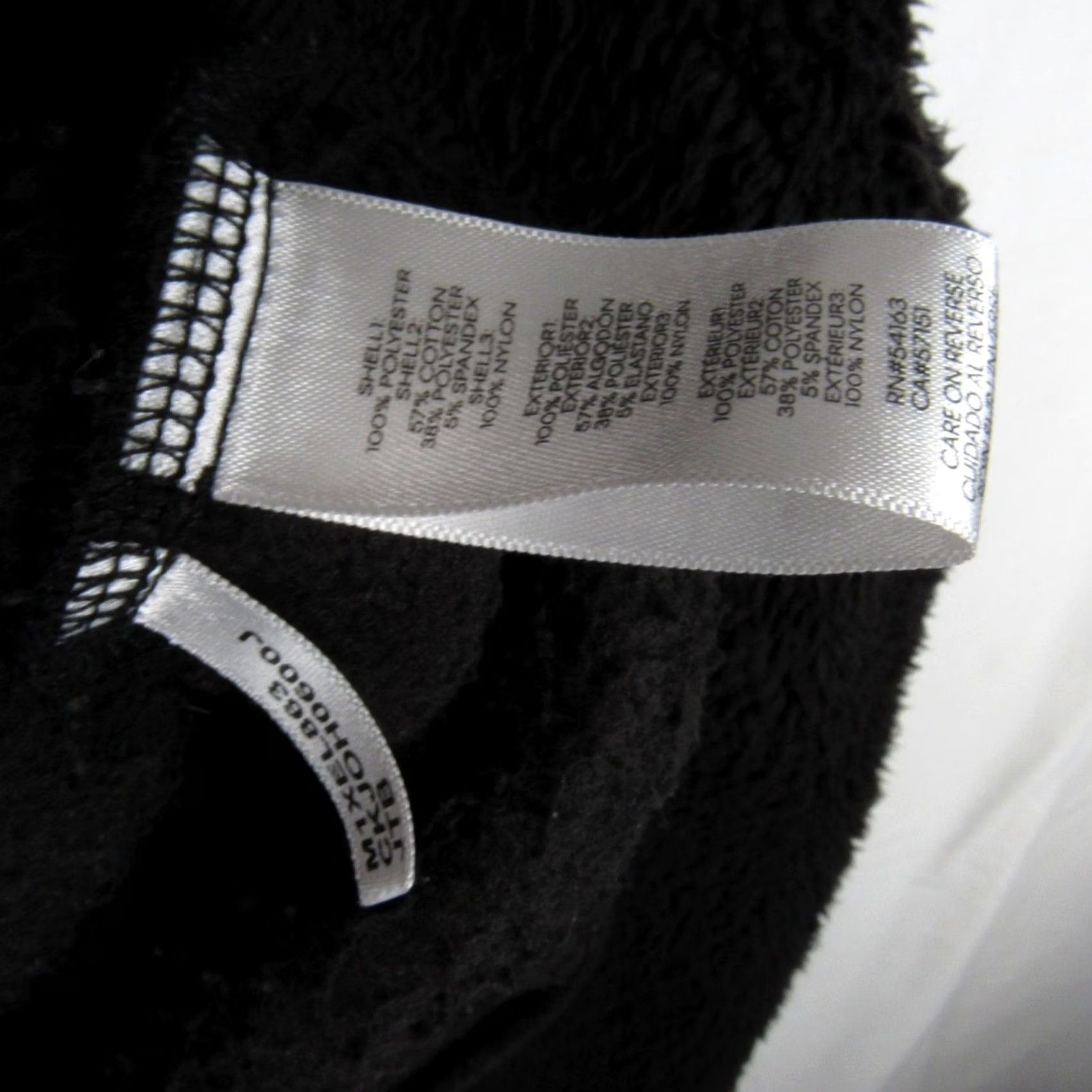 Calvin Klein Calvin Klein Mens Black Full Zip Fleece Jacket Casual Outerwear M Size Regular Zip Solid Polyester Jacket Mens Women? Size M / US 6-8 / IT 42-44 - 7 Thumbnail