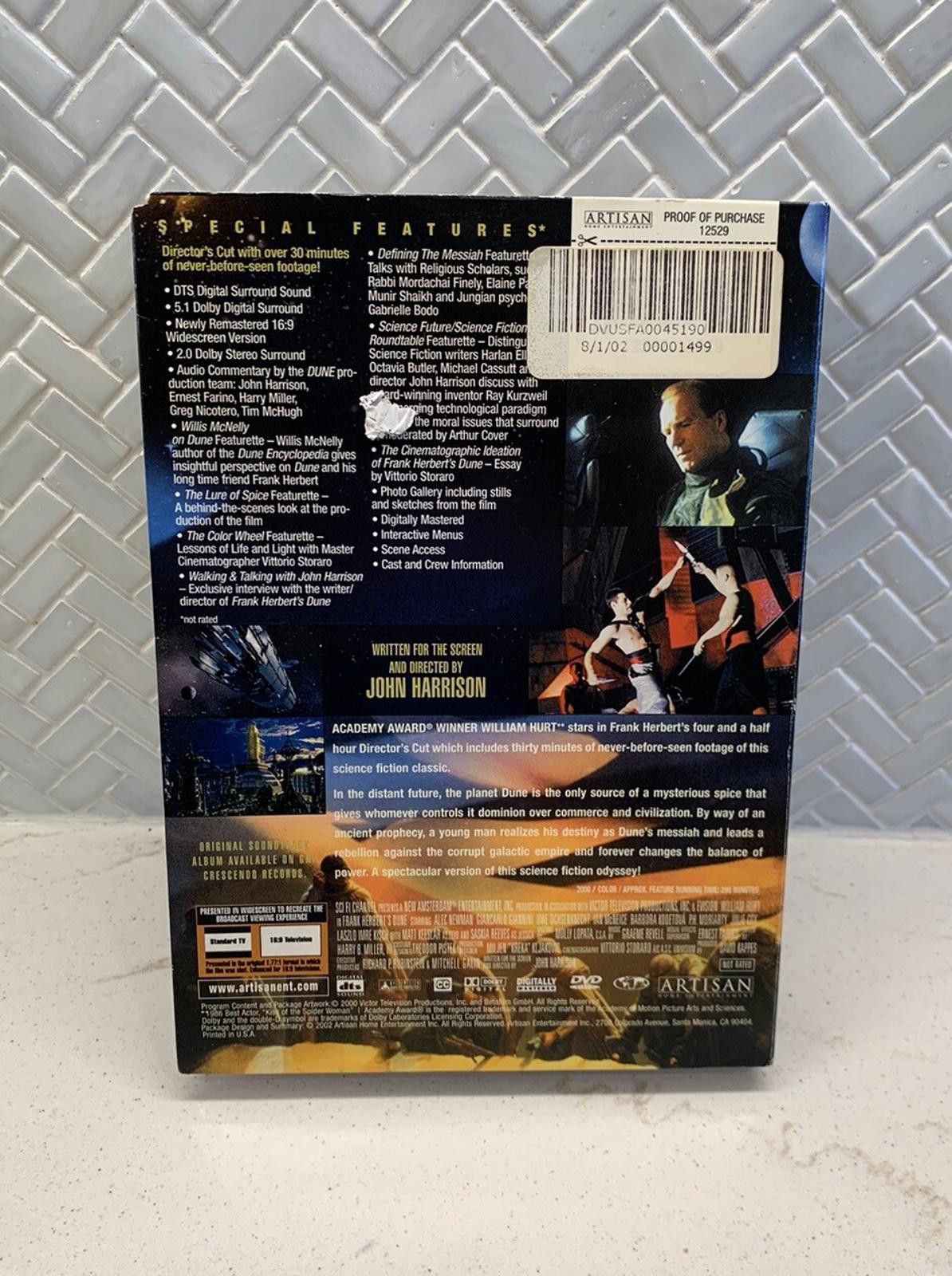 Designer Dune Dvd 2002 3 Disc Set Special Edition Directors Cut Mint Size ONE SIZE - 6 Thumbnail