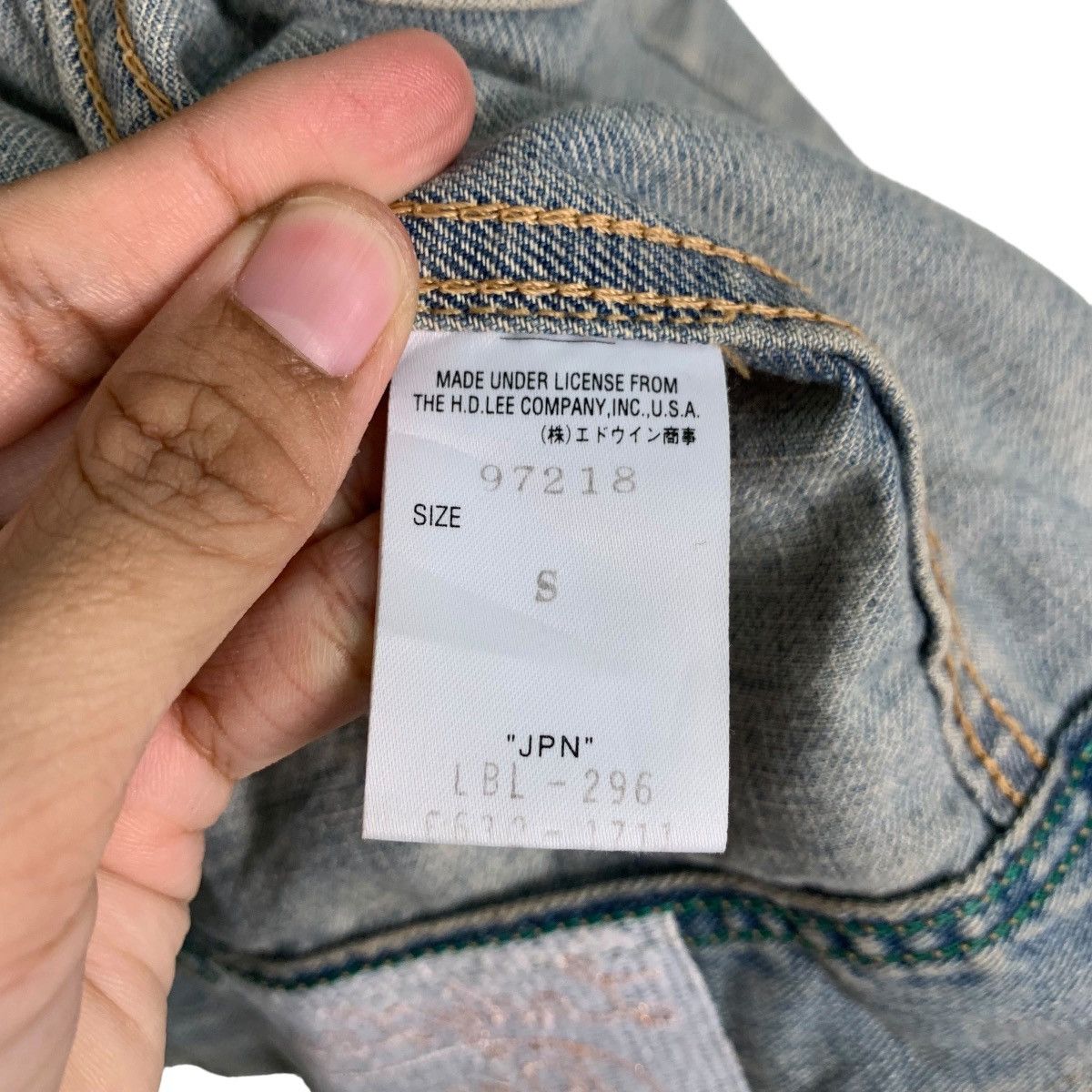 Lee LEE RIDER’S Denim Jacket #0315-C14 Size S / US 4 / IT 40 - 18 Thumbnail