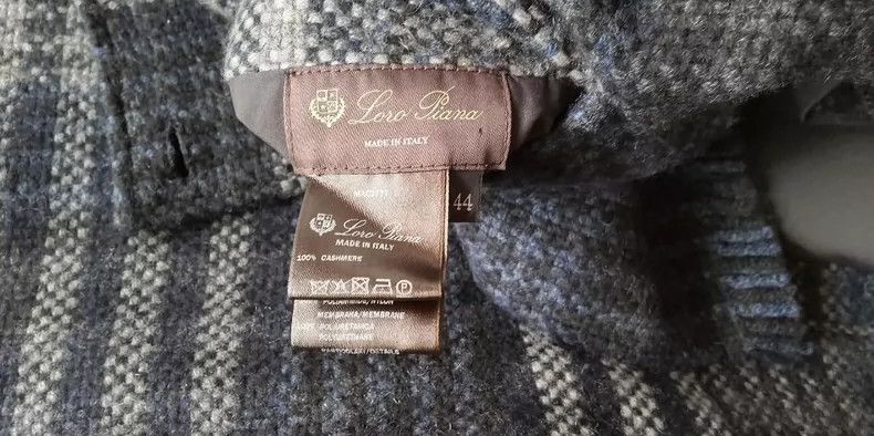 Loro Piana LORO PIANA Double-faced cashmere coat with large shawl sca Size M / US 6-8 / IT 42-44 - 8 Thumbnail