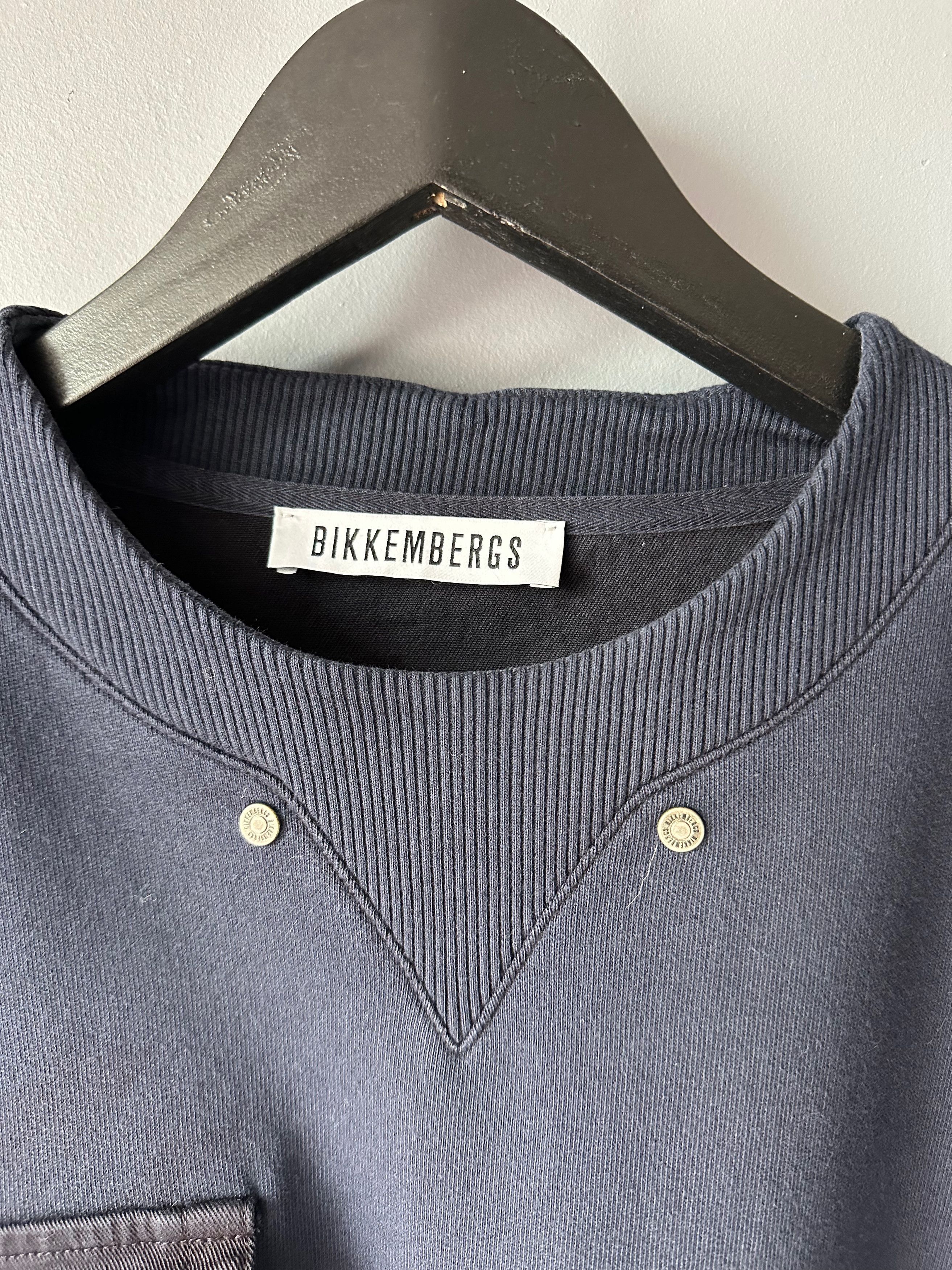 Dirk Bikkembergs NWT! Dirk Bikkembergs Navy Blue crew neck sweatshirt Size US XXL / EU 58 / 5 - 4 Thumbnail