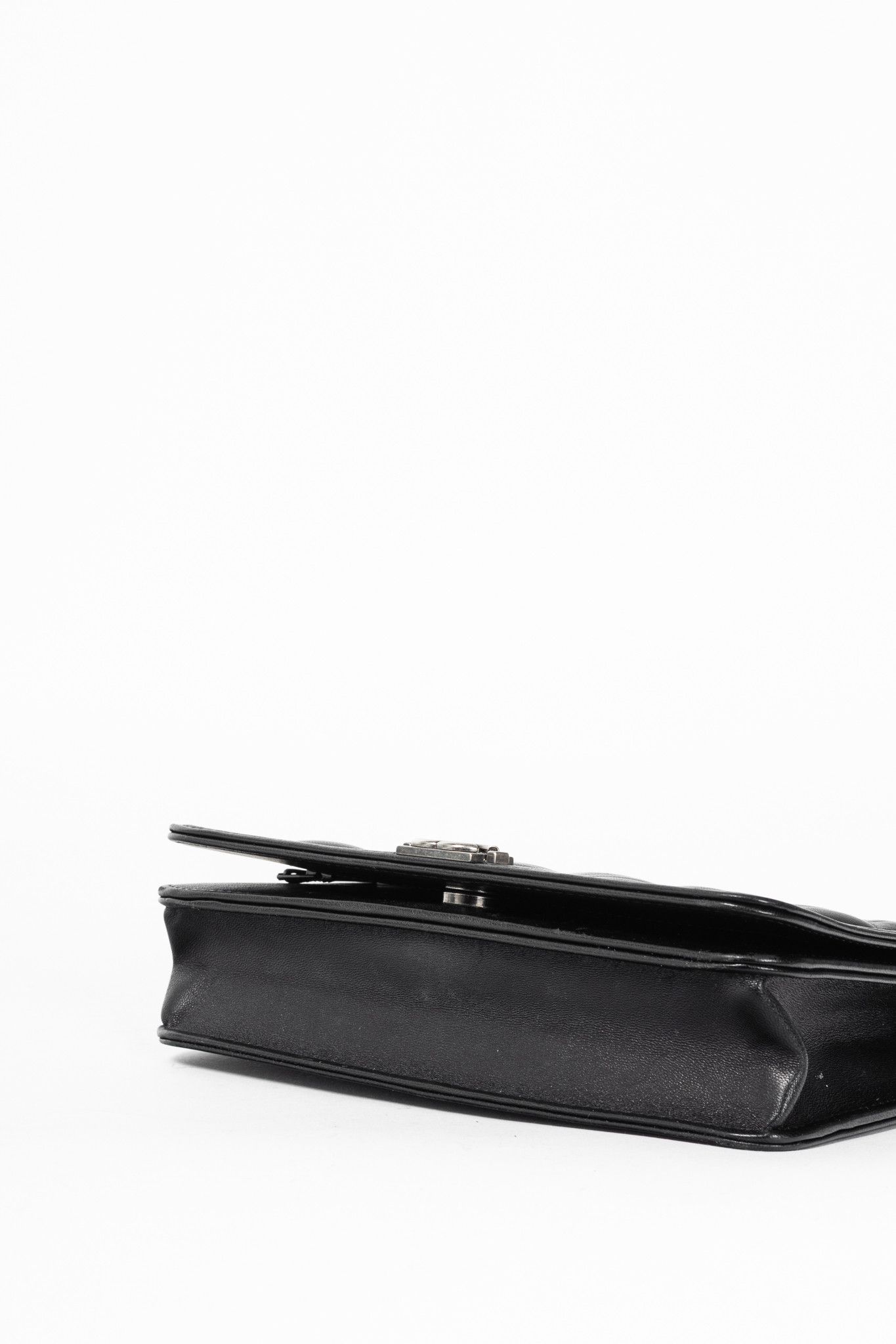 Chanel Chanel Boy Black Quilted Lambskin SHW Wallet-on-Chain Size ONE SIZE - 5 Thumbnail