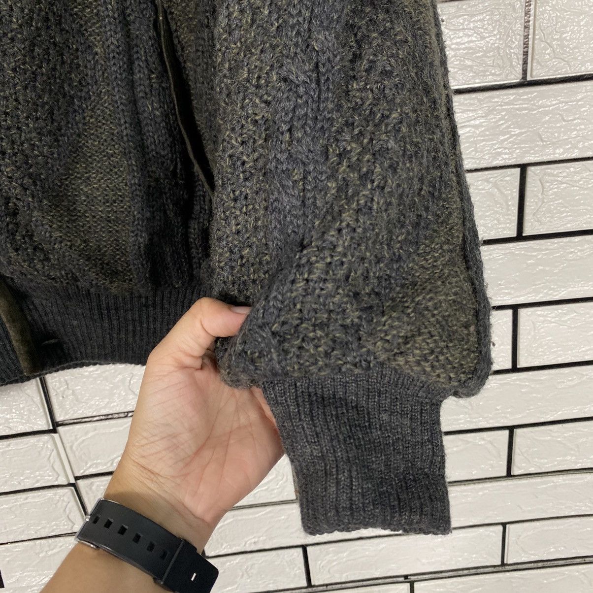 Japanese Brand 📌Vintage Wool Bomber Jacket Nicole St Gilles Issey Miyake Size US L / EU 52-54 / 3 - 16 Thumbnail