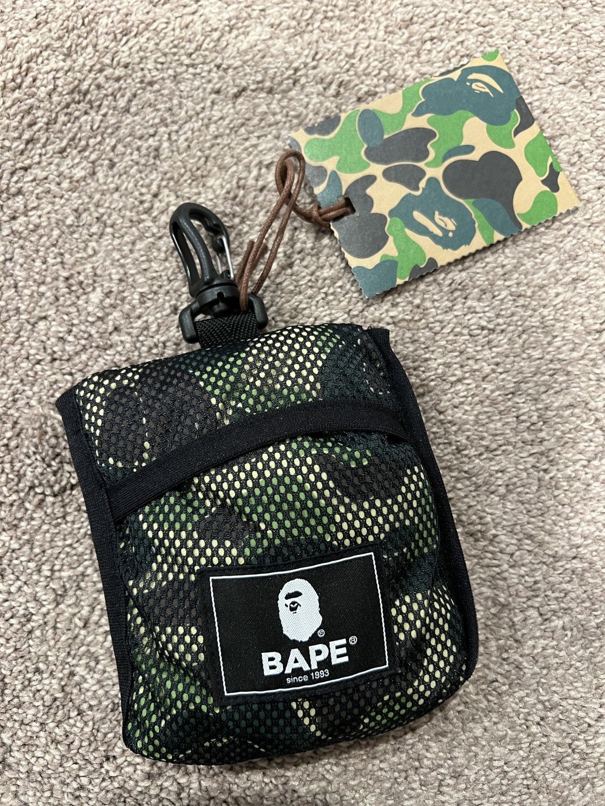 Bape Brand new A Bathing Ape Bape camo green utility bag Size 28 - 1 Thumbnail