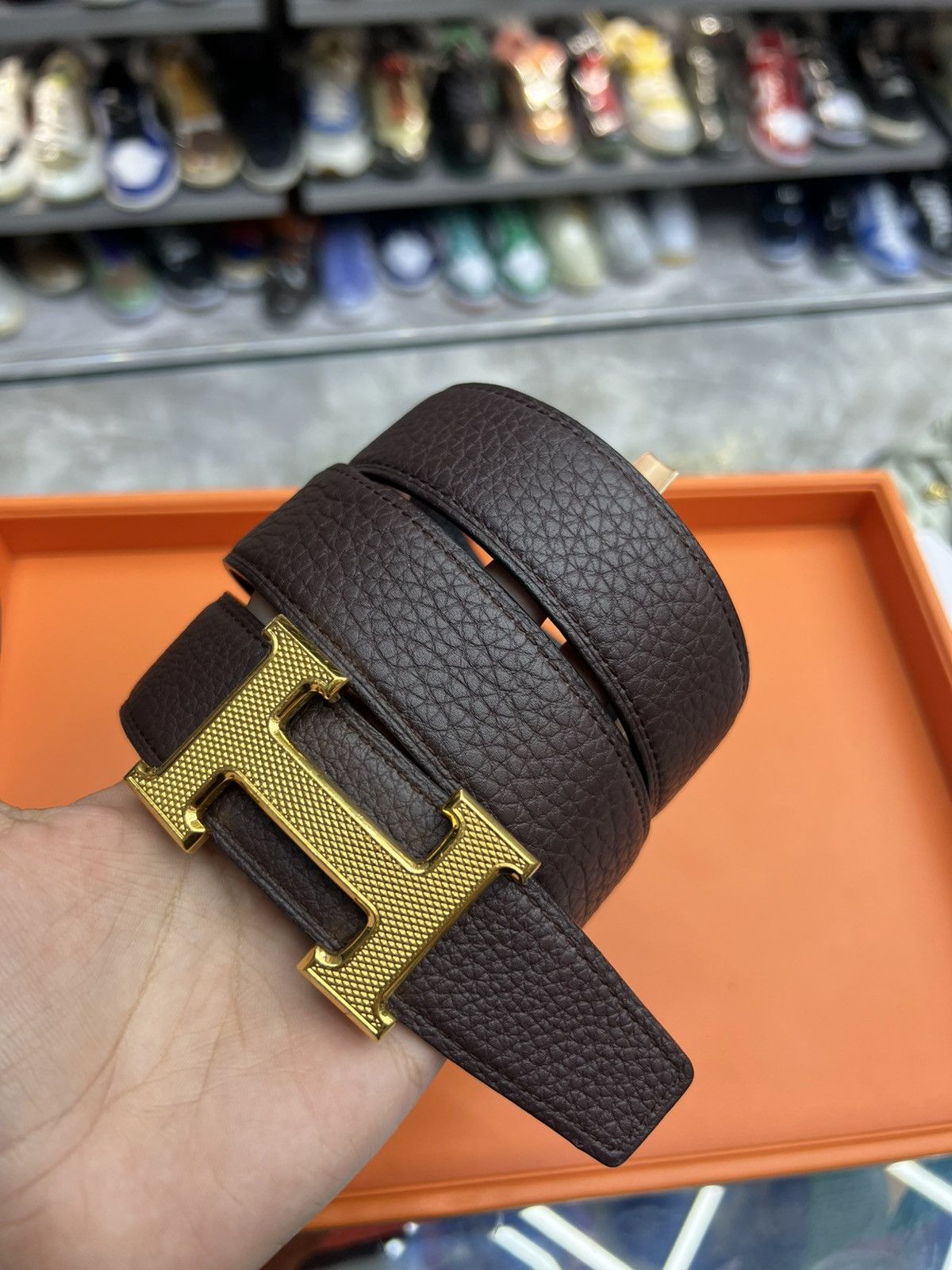 Hermes Hermes Constance Reversible Belt w/ Gold Platted Buckle Size 30 - 2 Thumbnail
