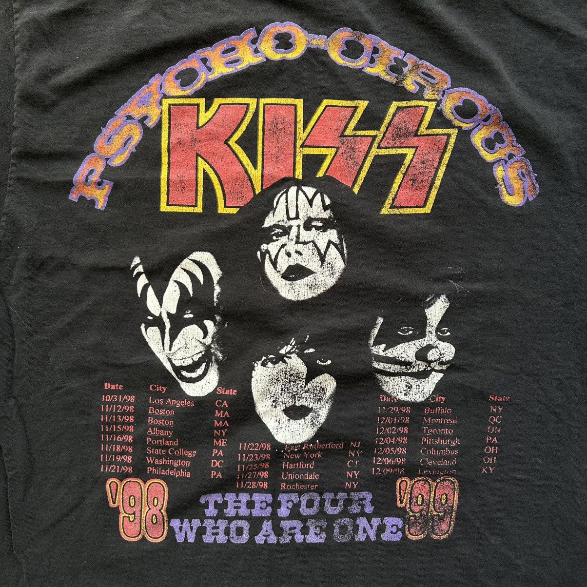 Band Tees 1998 Kiss Greatest Show On Earth Psycho Circus Concert Shirt Size US XXL / EU 58 / 5 - 4 Thumbnail