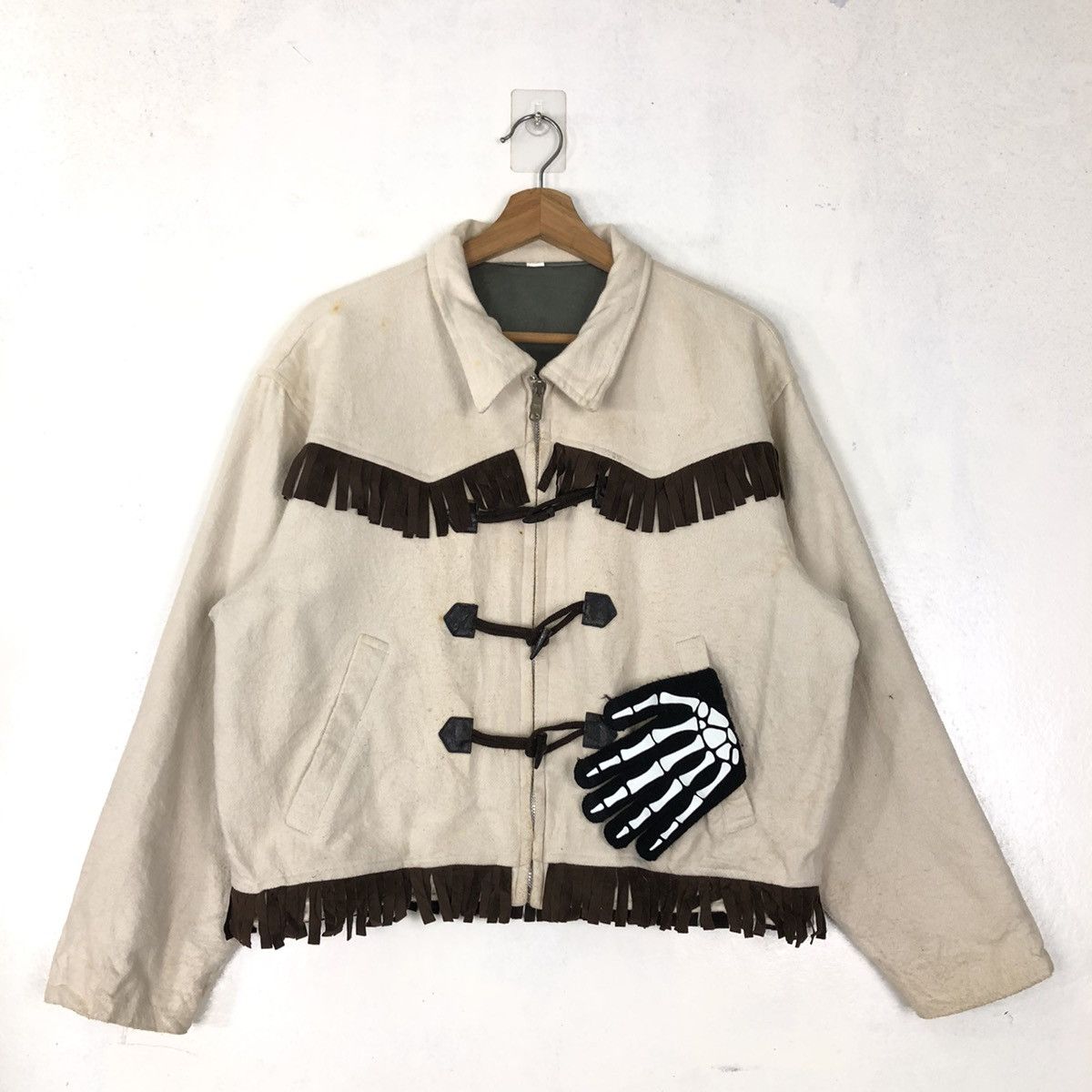Japanese Brand 🔥VINTAGE BOMBER JACKET DESIGN COWBOY RIOT RIOT STYLE Size US M / EU 48-50 / 2 - 1 Thumbnail