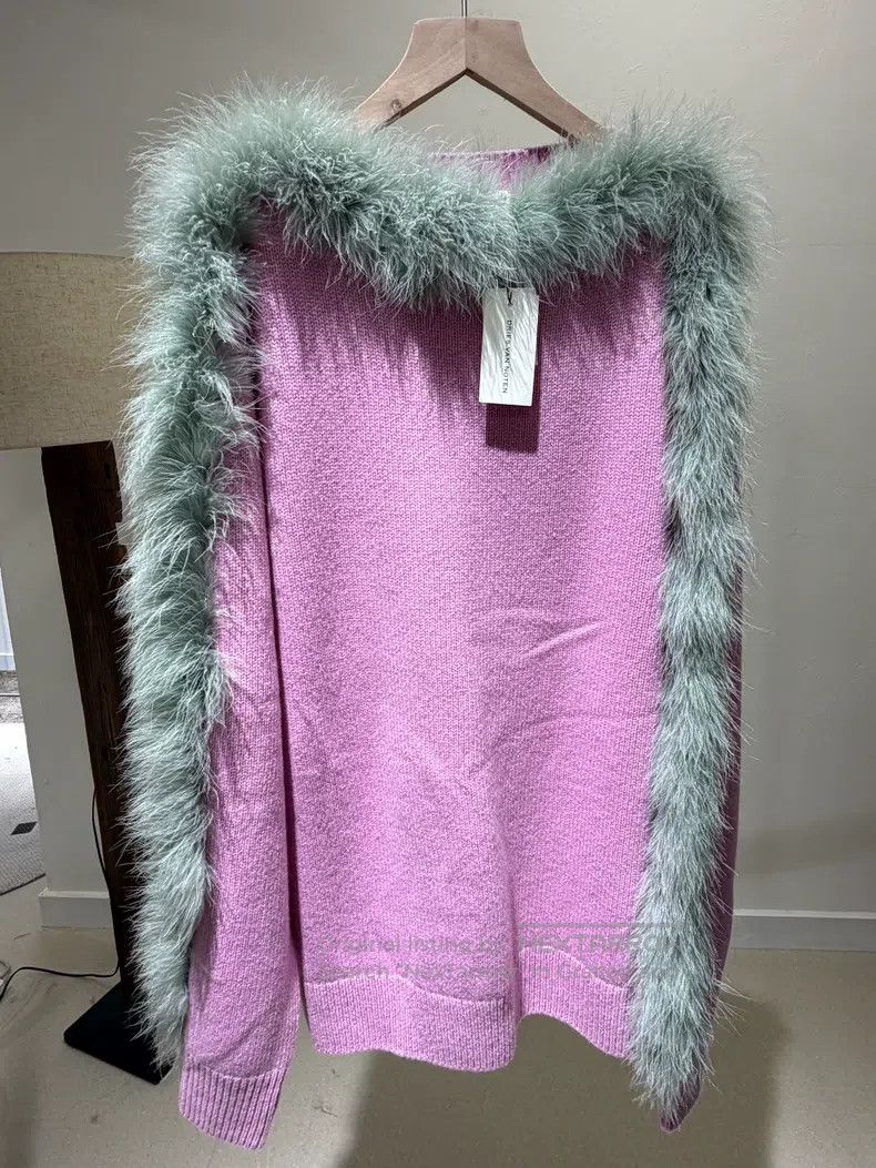Dries Van Noten Dries Van Noten Purple Fuzzy Cape Sweater Size XS / US 0-2 / IT 36-38 - 1 Thumbnail