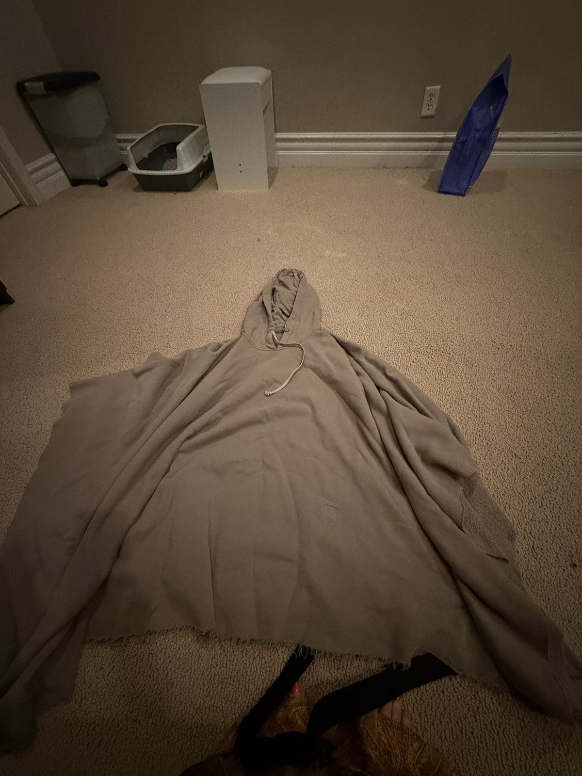 Rick Owens Drkshdw Ric Owens DRKSHDW Poncho Hooded Cape Size US L / EU 52-54 / 3 - 6 Thumbnail