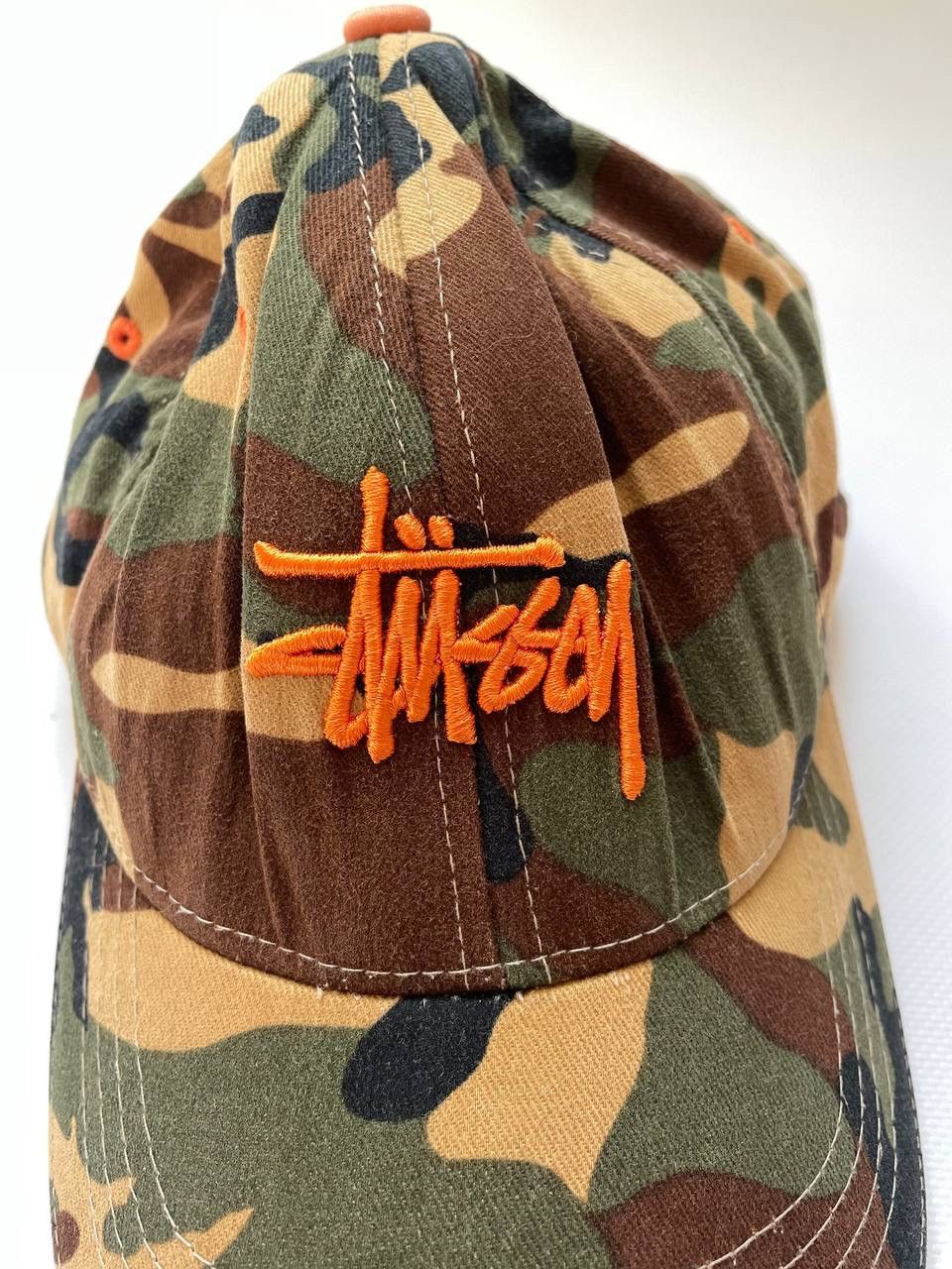 Stussy Vintage Stussy 90s camouflage military usa camo cap hat logo Size ONE SIZE - 3 Thumbnail