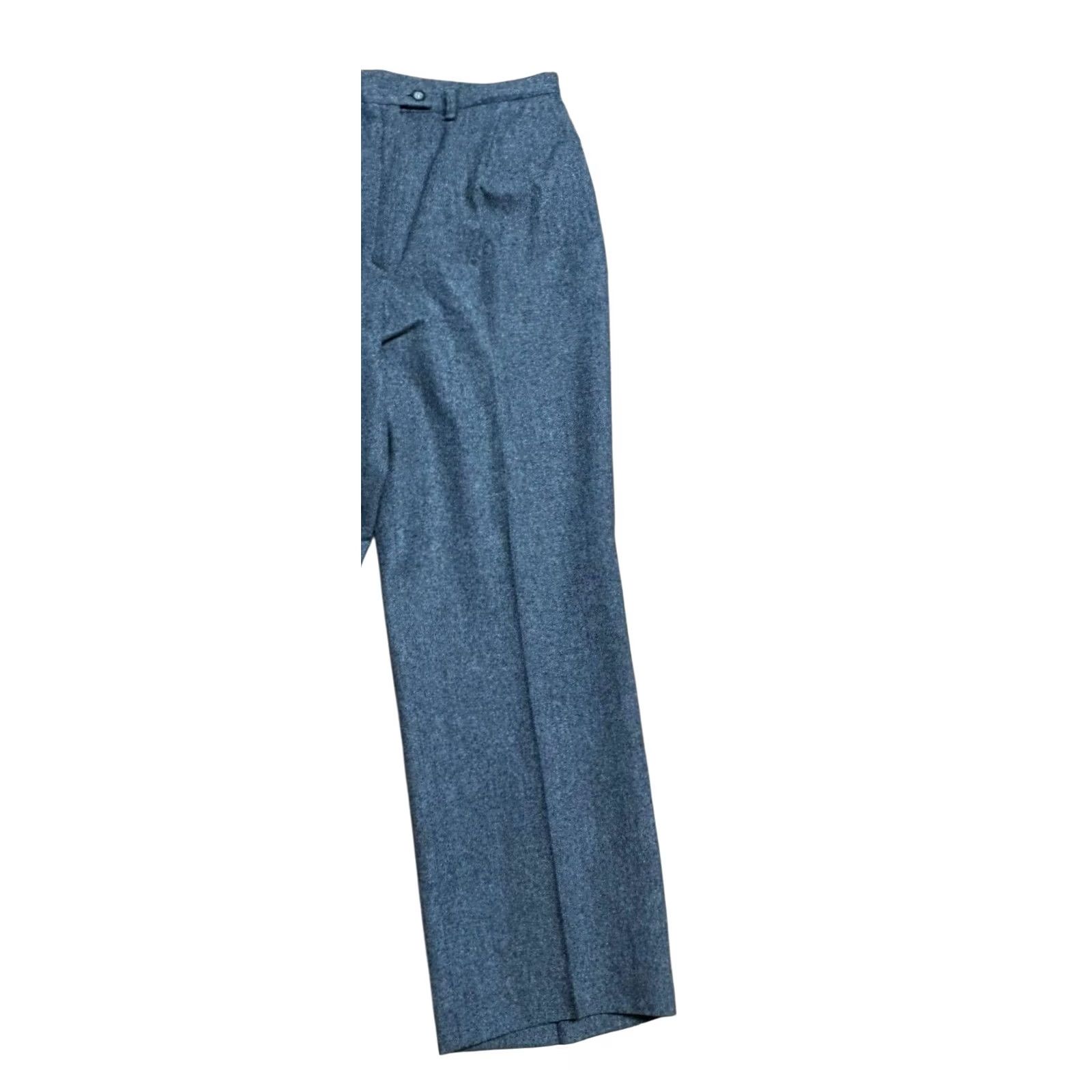 Pendleton VINTAGE Pendleton Women's 14P Pants Wool Trousers High Waist Pleated Grey 90s USA Womens Size 36" / US 14 / IT 50 - 3 Thumbnail