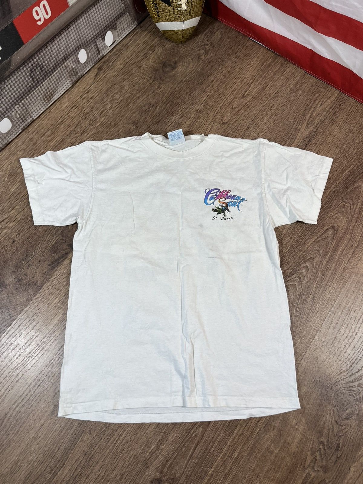 Vintage Vintage 90s Caribbean Soul Jimmy Buffett T Shirt Size US L / EU 52-54 / 3 - 2 Thumbnail