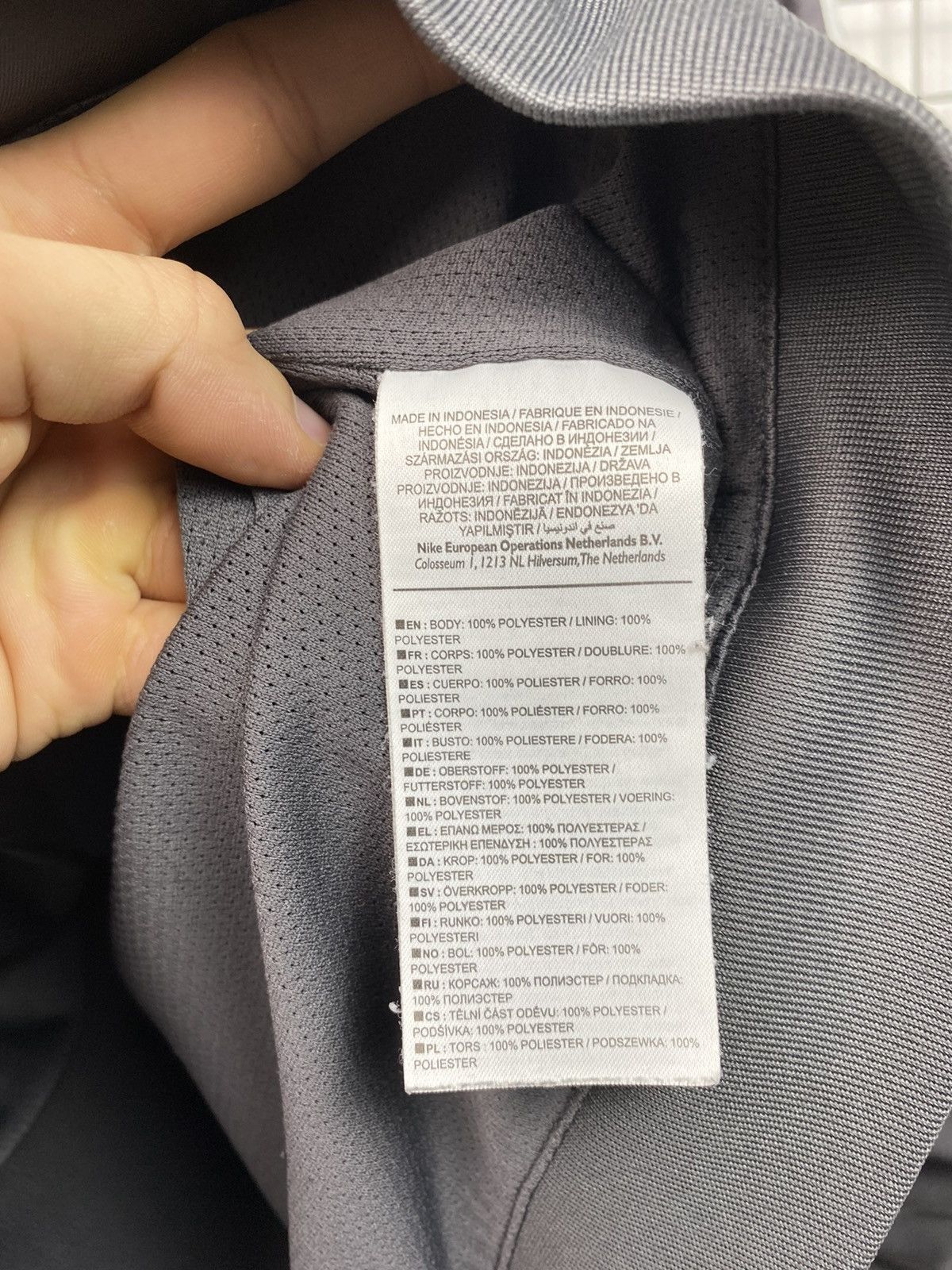 Vintage AC Roma Nike Track Zip Light Jacket Training Men’s S Grey Size US S / EU 44-46 / 1 - 10 Thumbnail