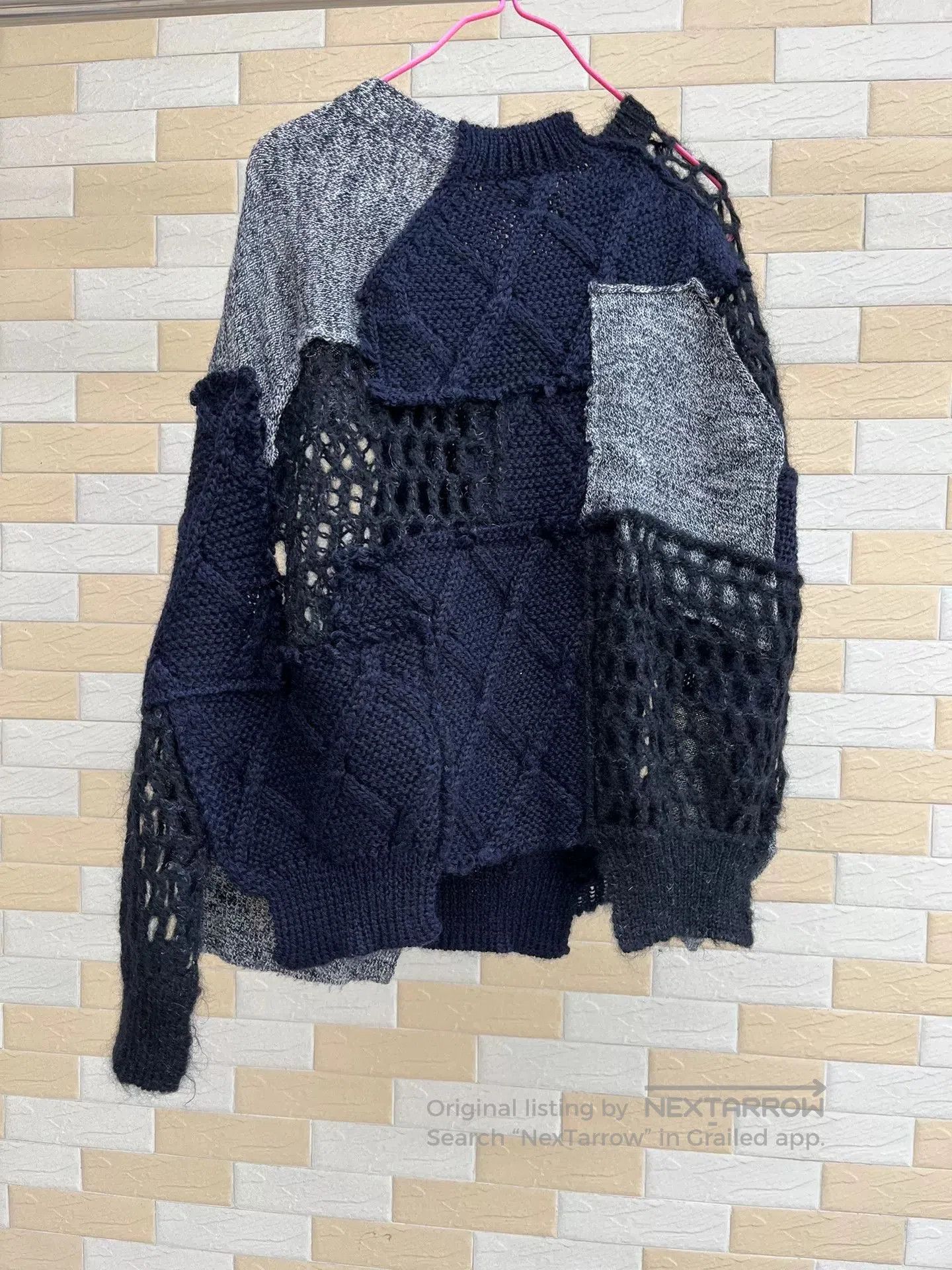 Junya Watanabe junya watanabe knitted sweater shawl. Size US M / EU 48-50 / 2 - 8 Thumbnail