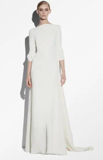 Tom Ford o1loc1c0724 AB2740 Gown in White Size XS / US 0-2 / IT 36-38 - 2 Thumbnail