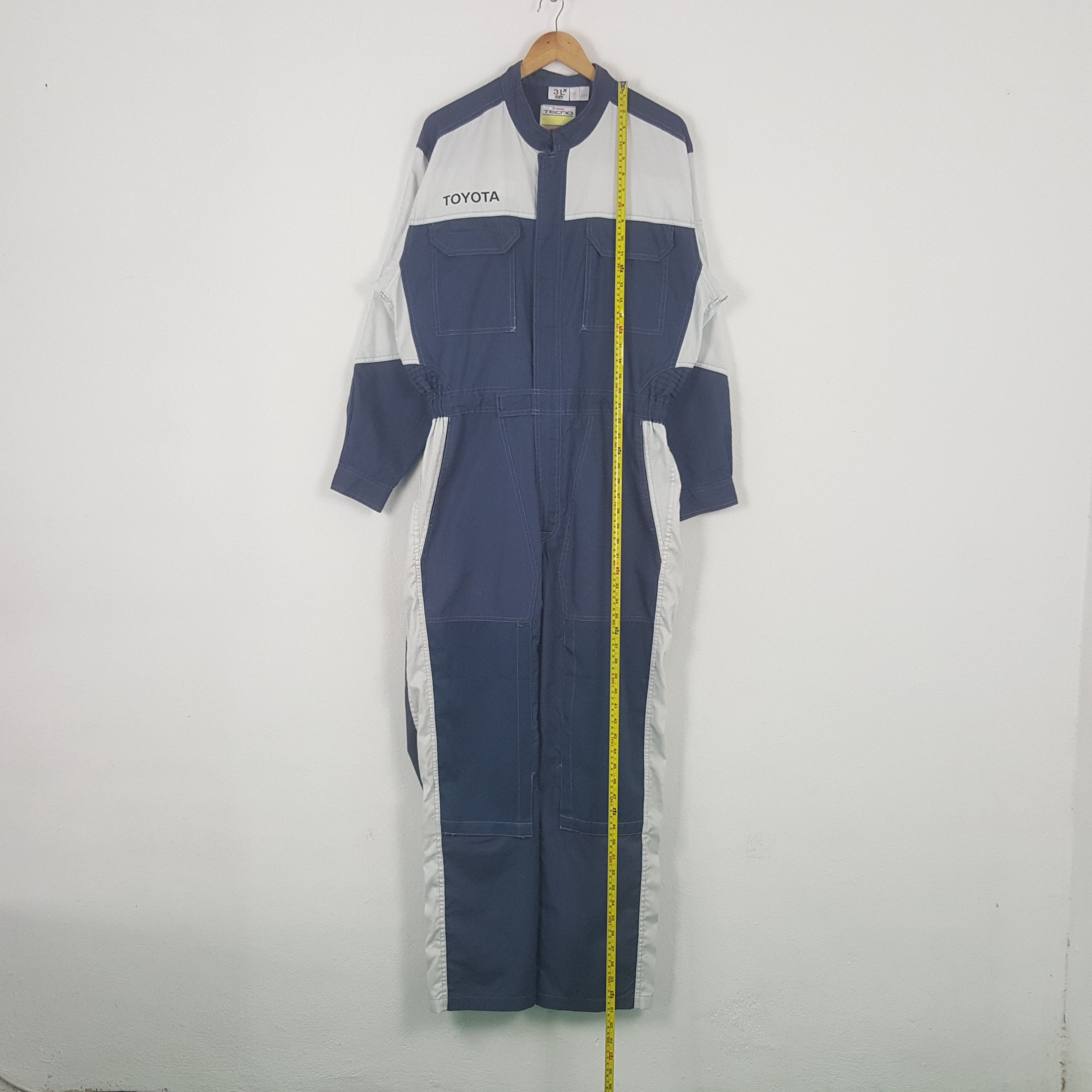 Japanese Brand Vintage Toyota Tecno Japanese Brand Racing Coverall RR21 Size US L / EU 52-54 / 3 - 3 Thumbnail