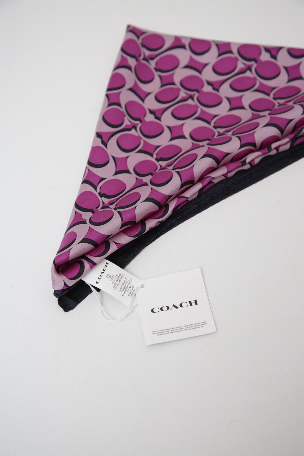 Coach NWT COACH SILK SQUARE SCARF Size ONE SIZE - 4 Thumbnail