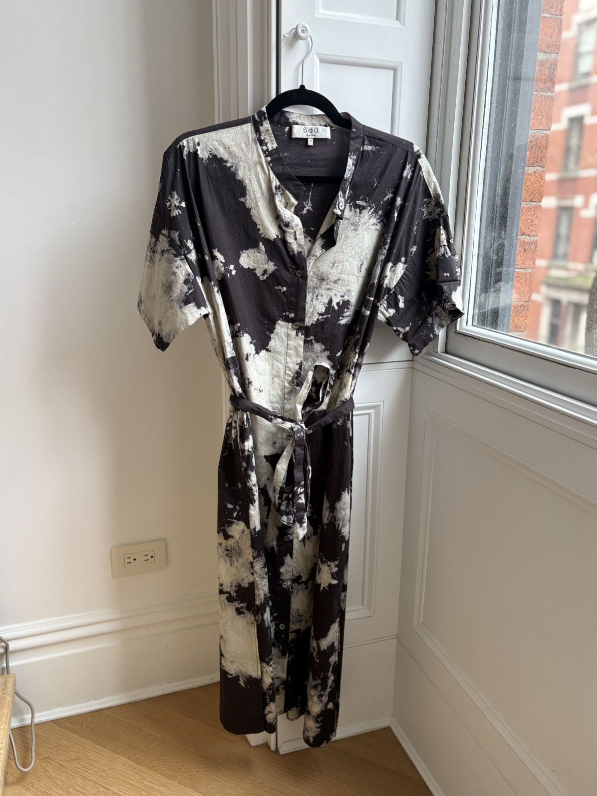 Sea New York RARE Sea New York Tie-Dye Maxi Dress Size 8 With Tie Size M / US 6-8 / IT 42-44 - 1 Thumbnail