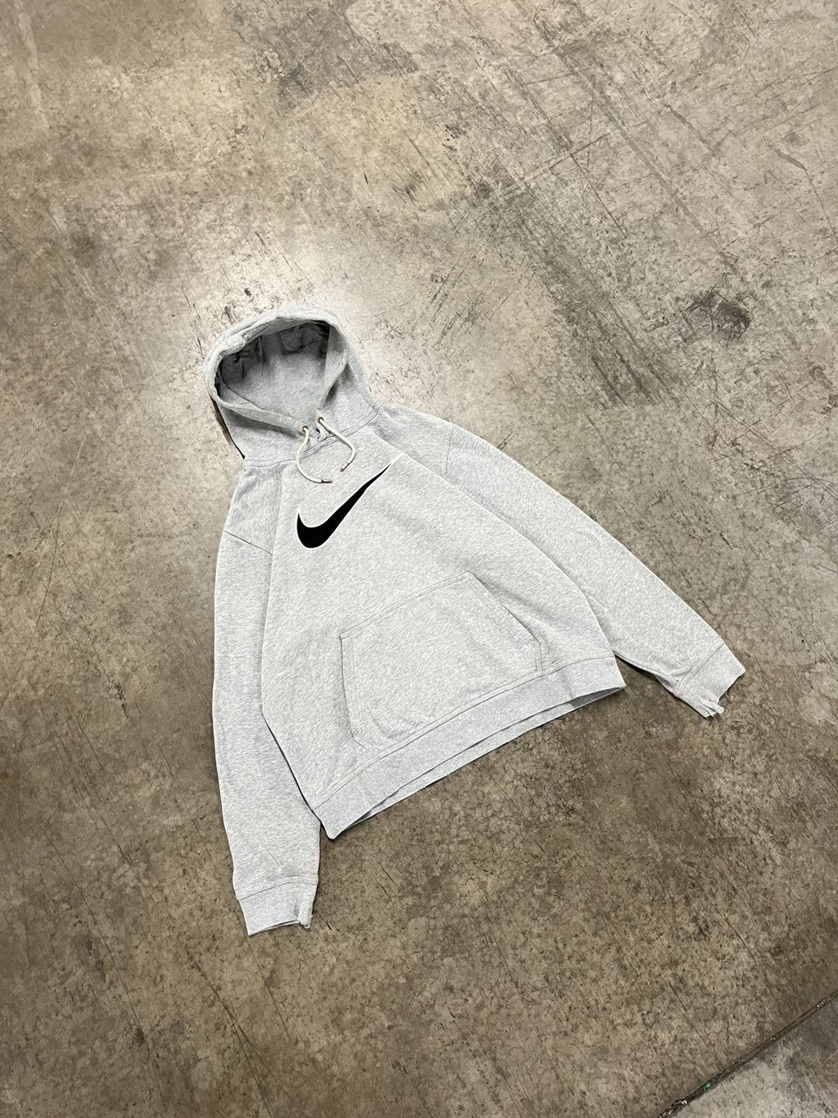 Nike × Vintage Nike y2k big swoosh center swoosh hoodie skater hype rare Size US L / EU 52-54 / 3 - 1 Thumbnail