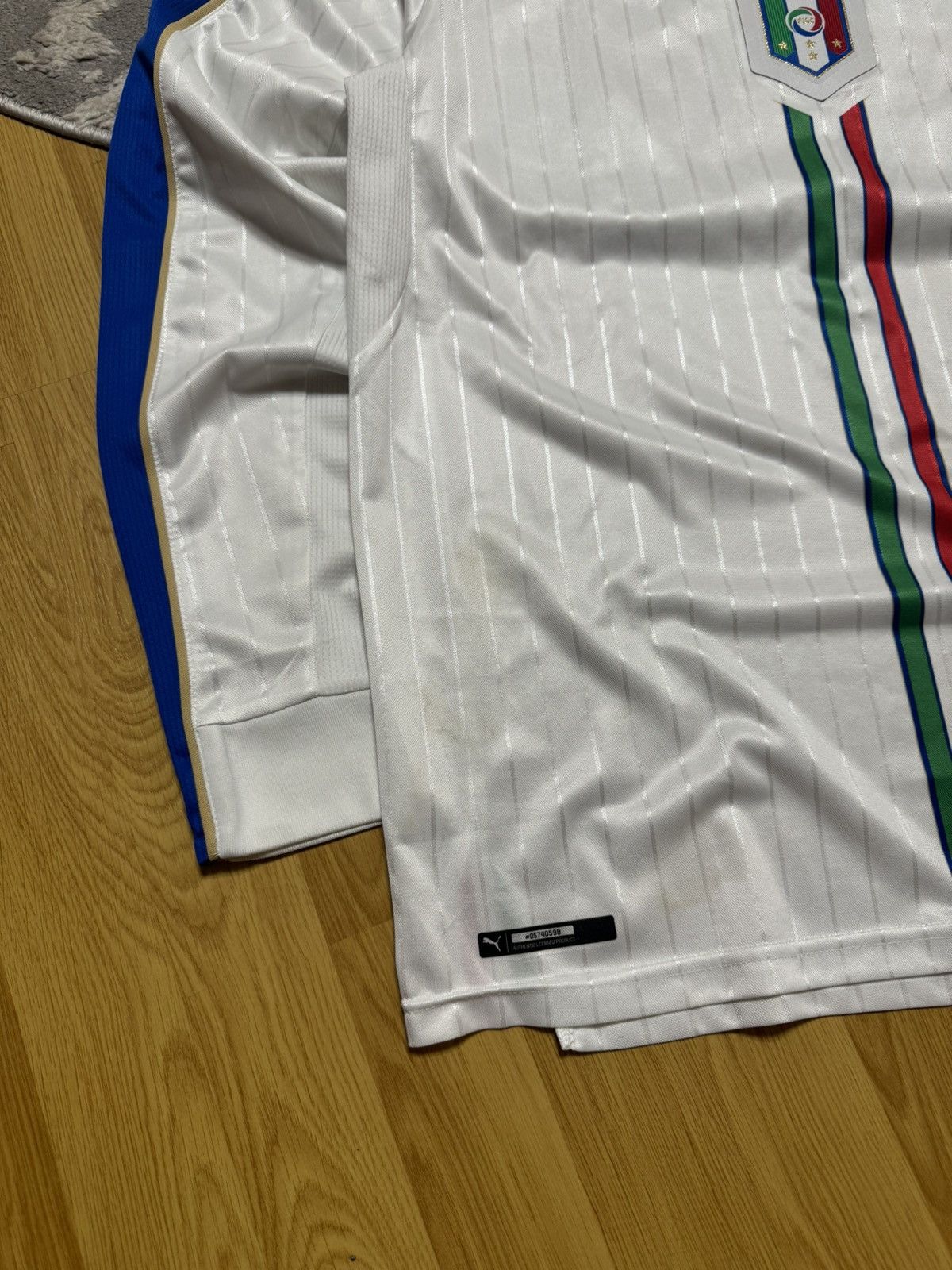 Puma Puma Simone Zaza Italy Long Sleeve Away Jersey 2015/16 Size US L / EU 52-54 / 3 - 5 Thumbnail