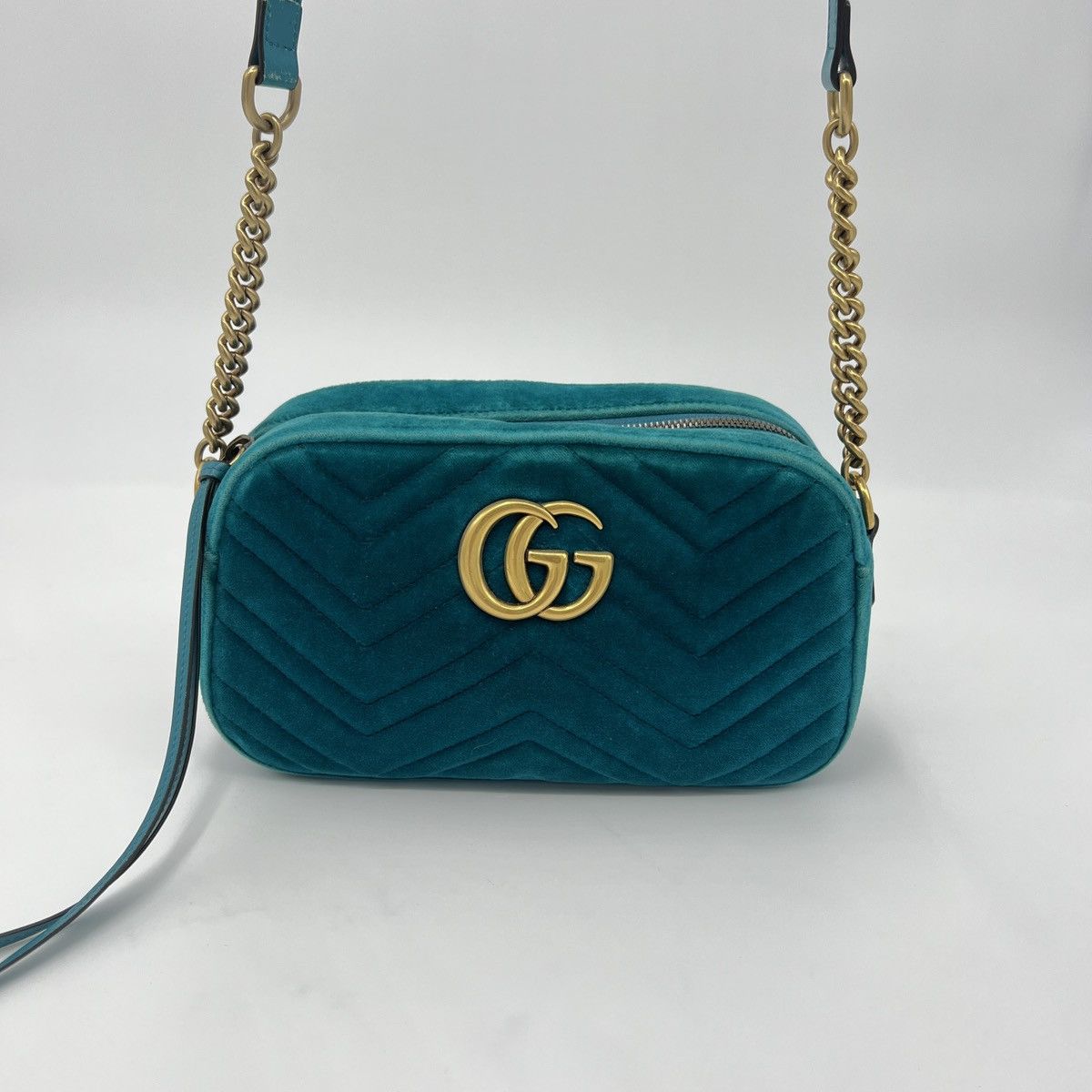 Gucci Gucci Marmont Velvet Crossbody Bag Size ONE SIZE - 1 Thumbnail