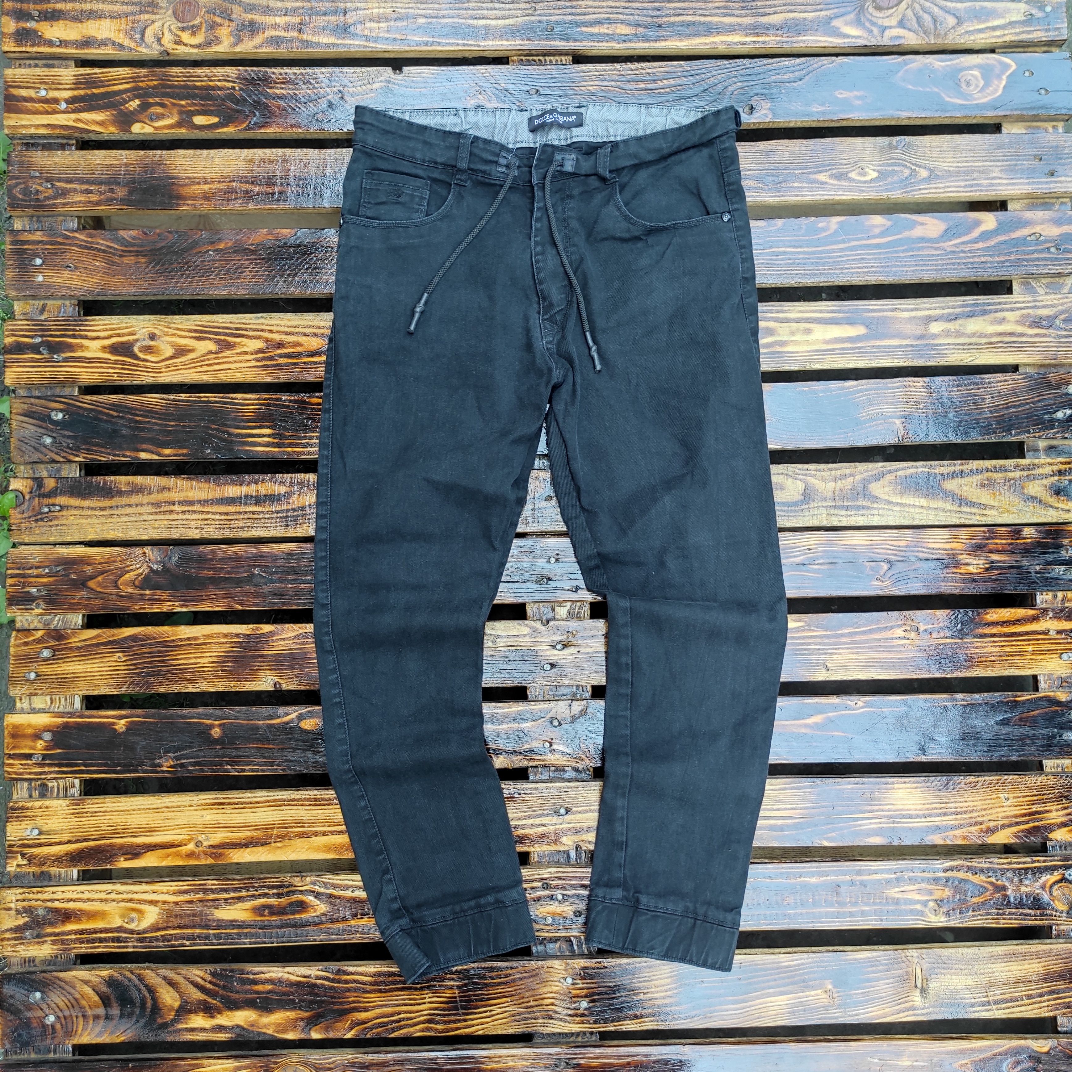Dolce & Gabbana × Vintage Authentic DOLCE & GABBANA Men's Jogger Denim Pants W34 L26 Size US 34 / EU 50 - 1 Thumbnail