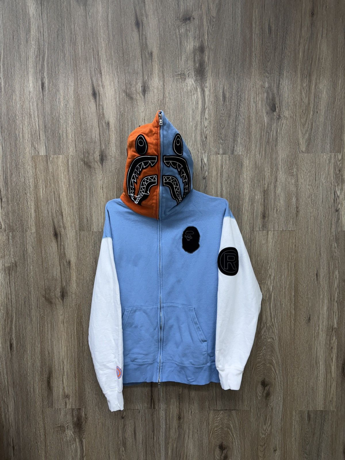 Bape Bape Shark Zip Up Hoodie Size US M / EU 48-50 / 2 - 1 Thumbnail