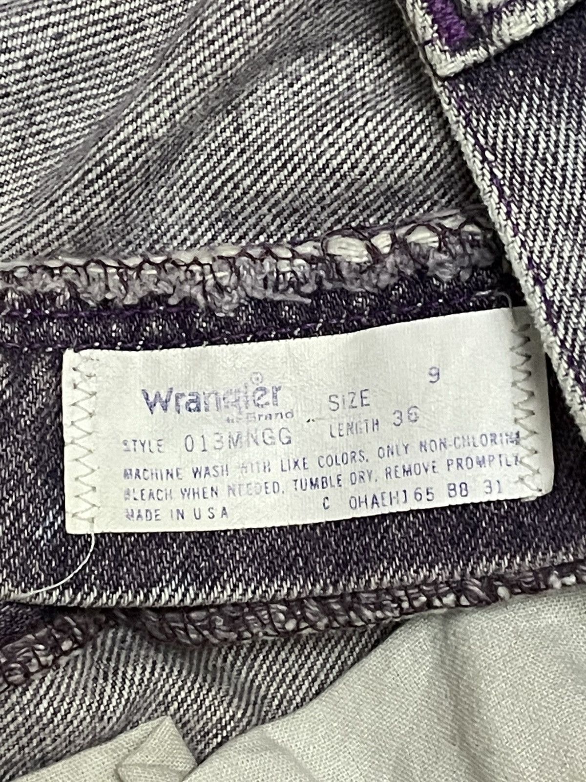 Designer × Vintage × Wrangler Og Vintage 1990s Designer Wrangler High Waist Scovill Zip Size US 27 - 21 Thumbnail