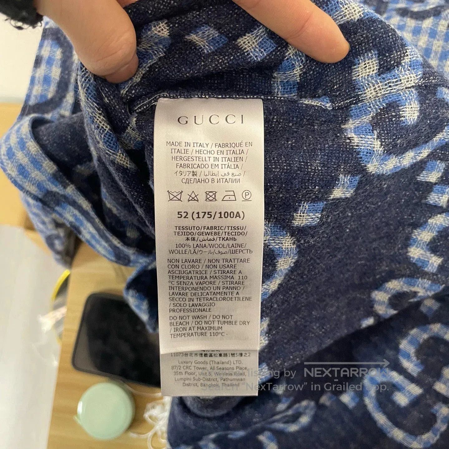 Gucci gucci double g check patterned shirt jacket. Size US L / EU 52-54 / 3 - 4 Thumbnail