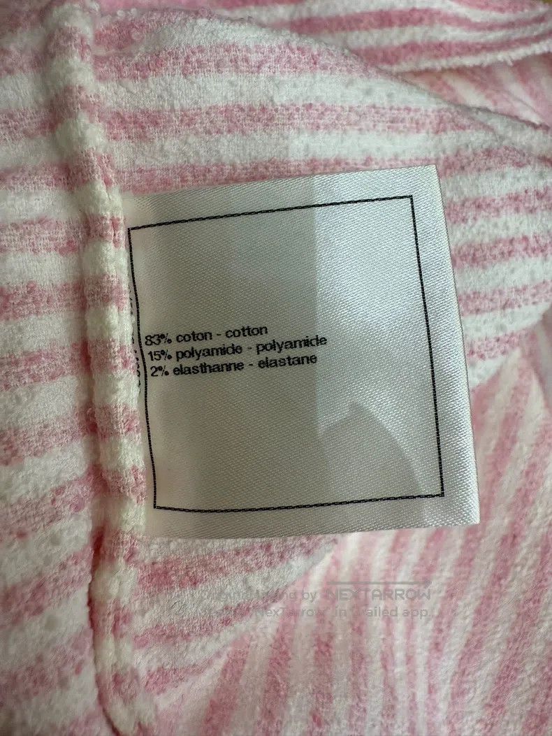 Chanel Chanel Pink striped short-sleeved T-shirt Size XS / US 0-2 / IT 36-38 - 7 Thumbnail